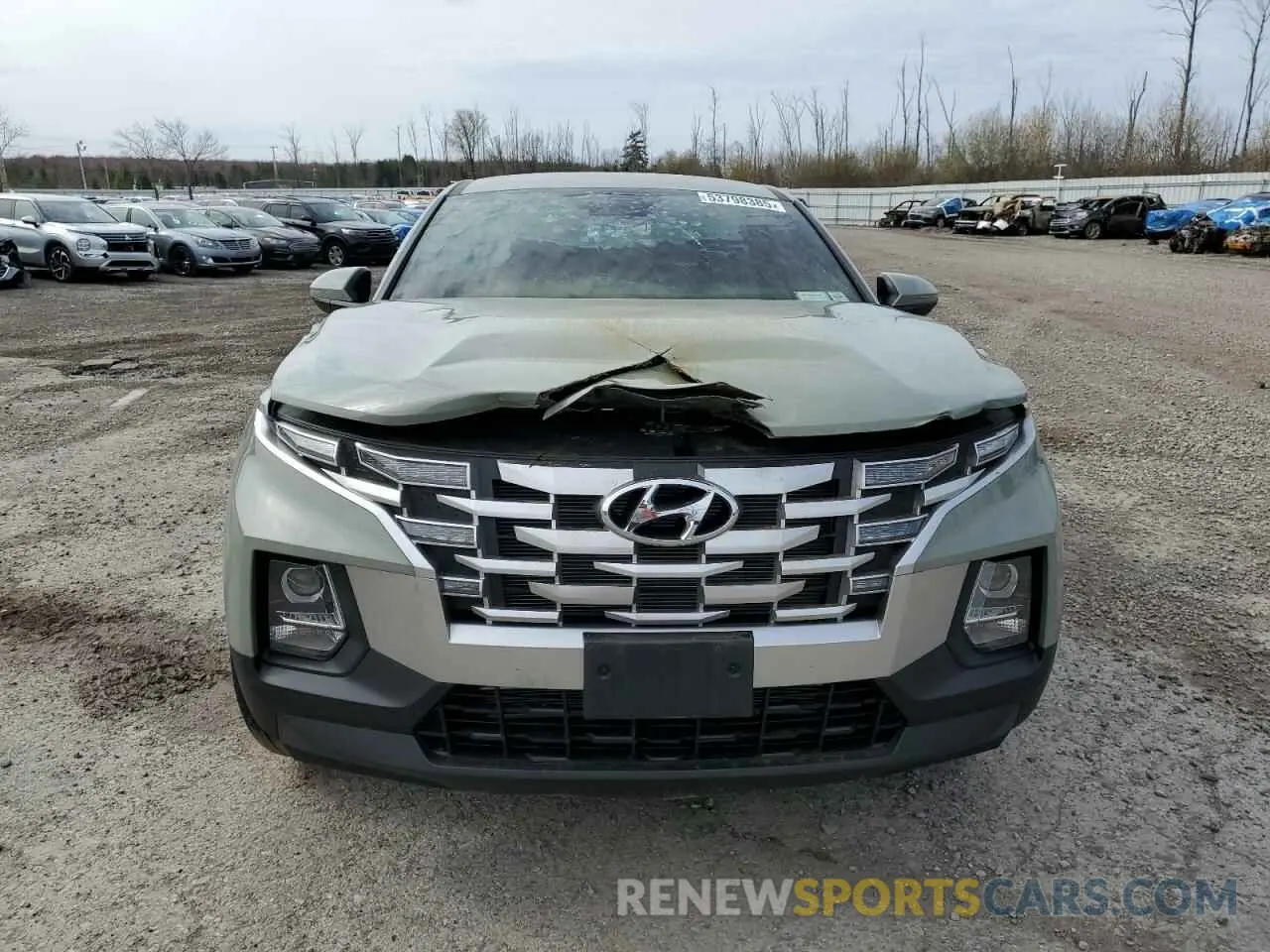 5 Photograph of a damaged car 5NTJBDAE1NH013092 HYUNDAI SANTA CRUZ 2022