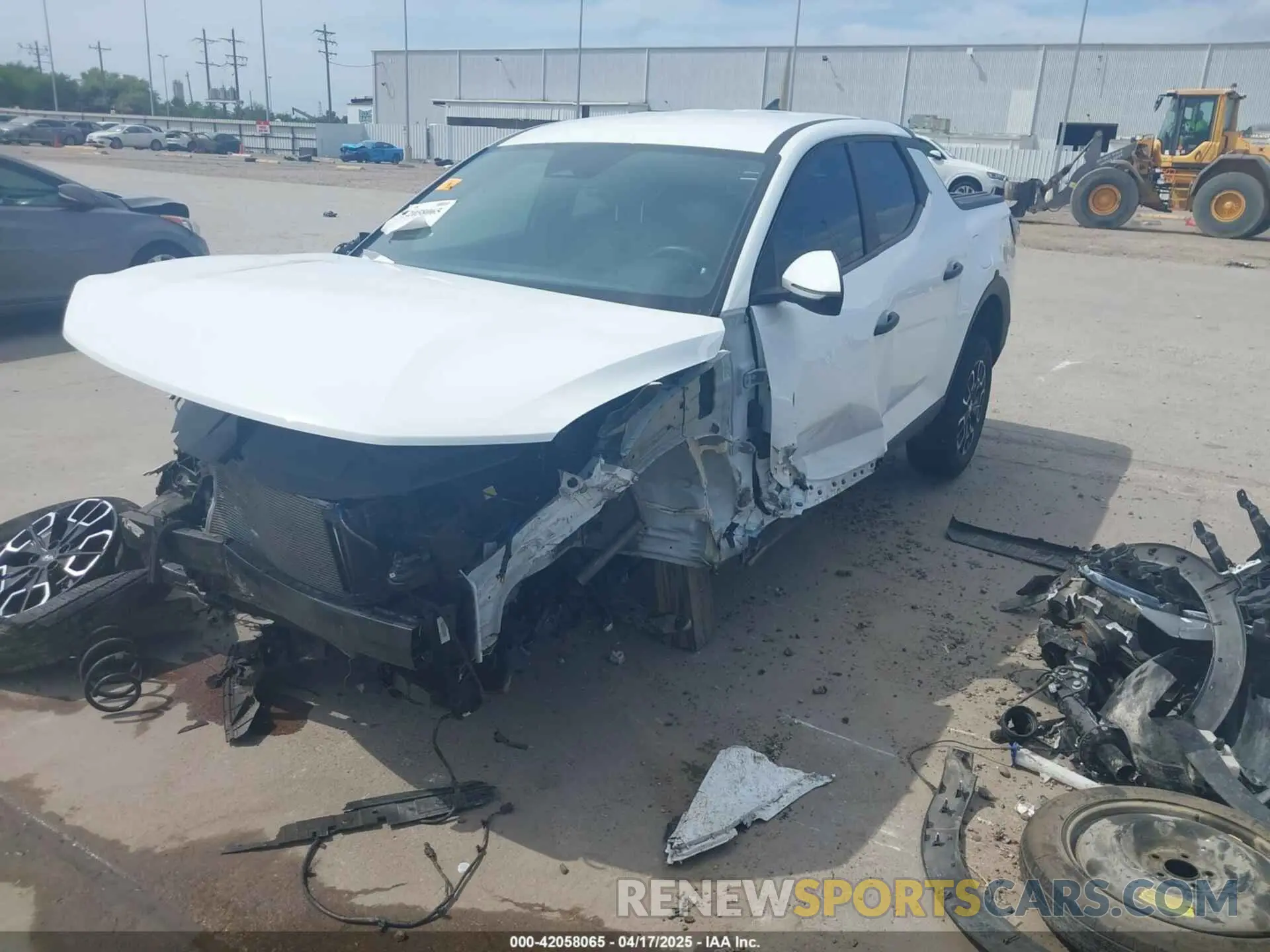 2 Photograph of a damaged car 5NTJBDAE5NH007005 HYUNDAI SANTA CRUZ 2022