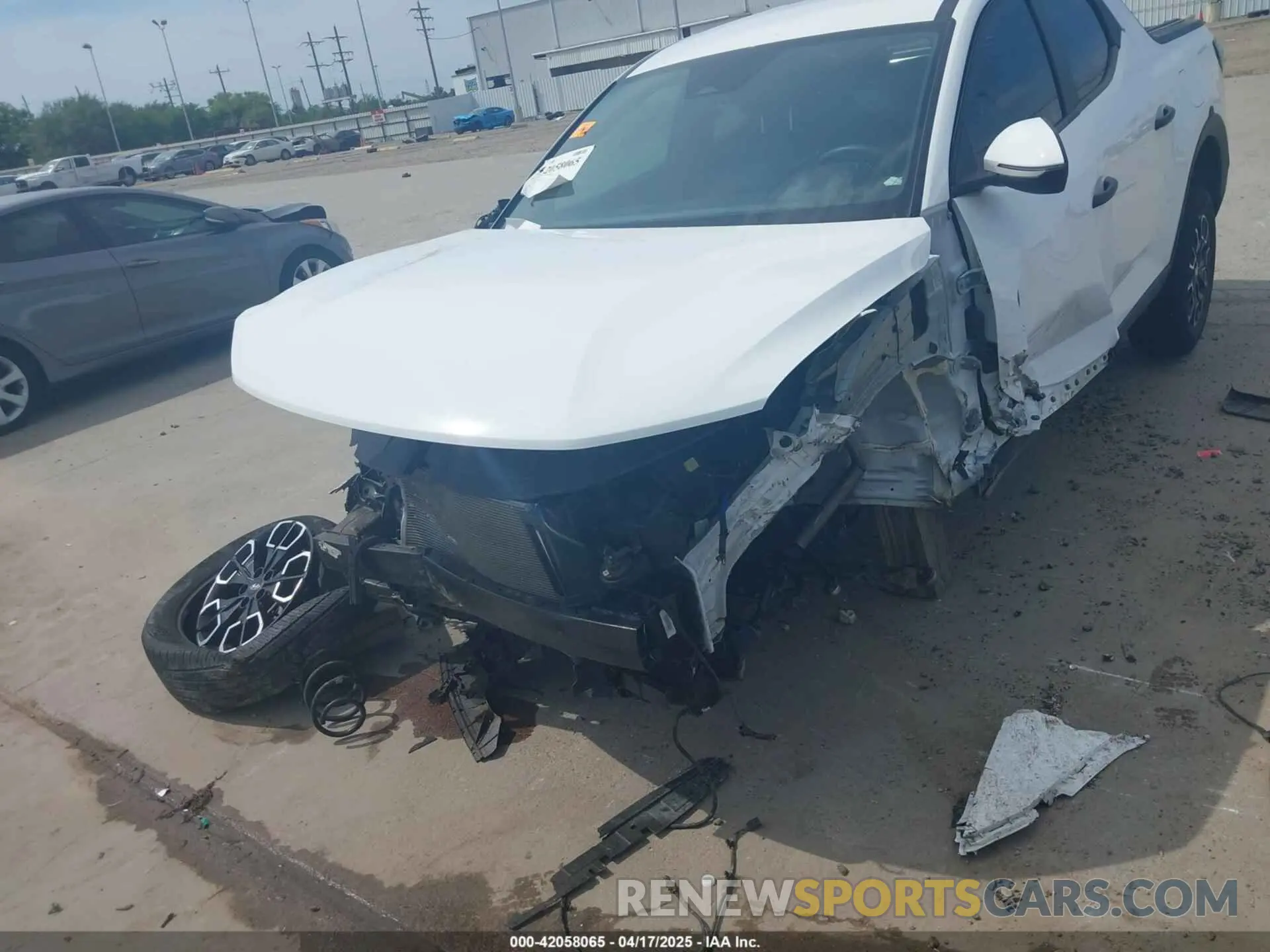 6 Photograph of a damaged car 5NTJBDAE5NH007005 HYUNDAI SANTA CRUZ 2022