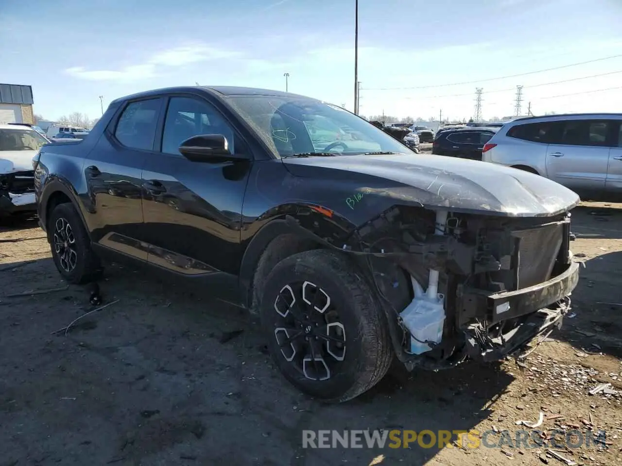 4 Photograph of a damaged car 5NTJBDAE5NH010115 HYUNDAI SANTA CRUZ 2022