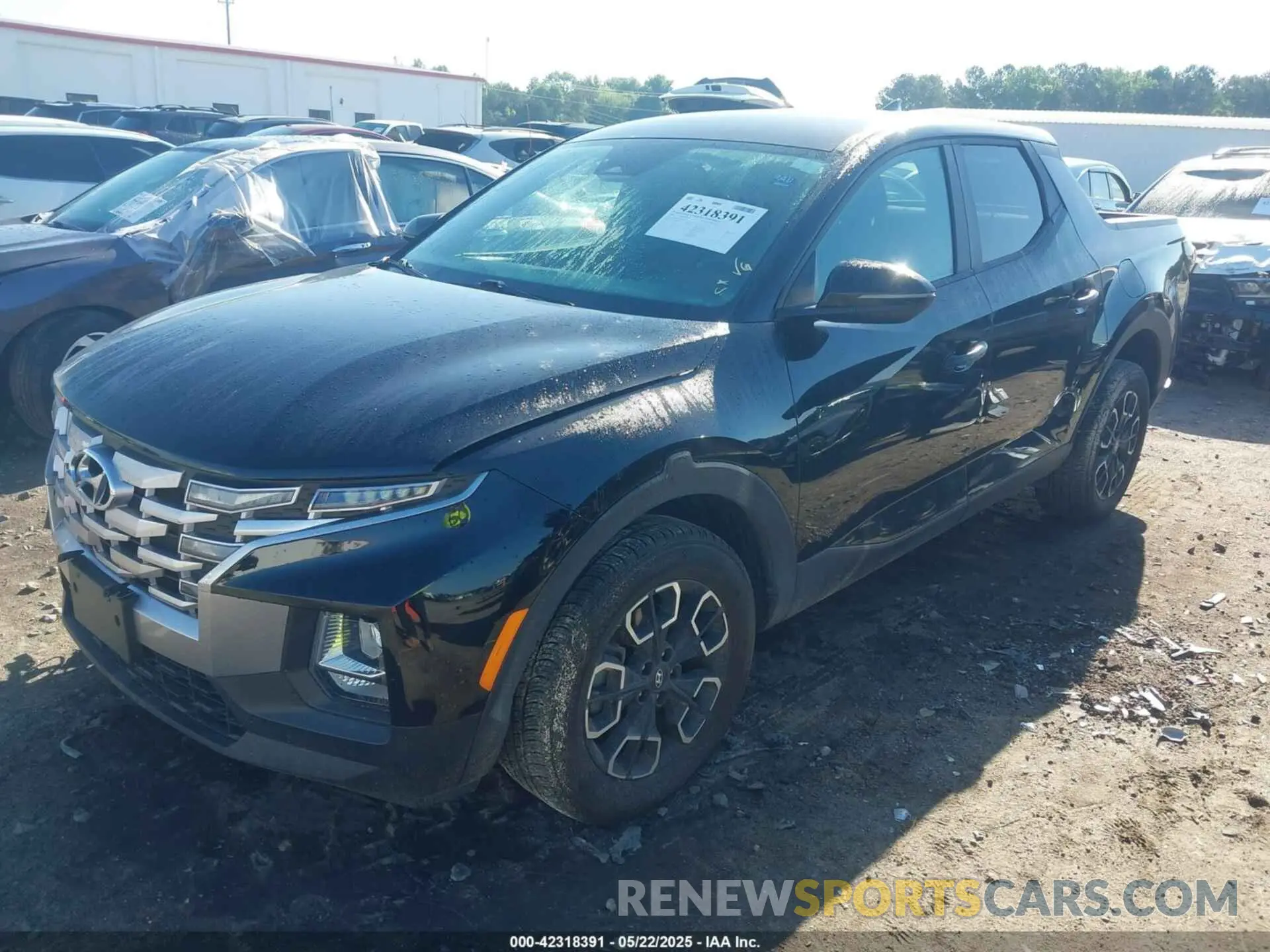 2 Photograph of a damaged car 5NTJBDAE6NH012987 HYUNDAI SANTA CRUZ 2022