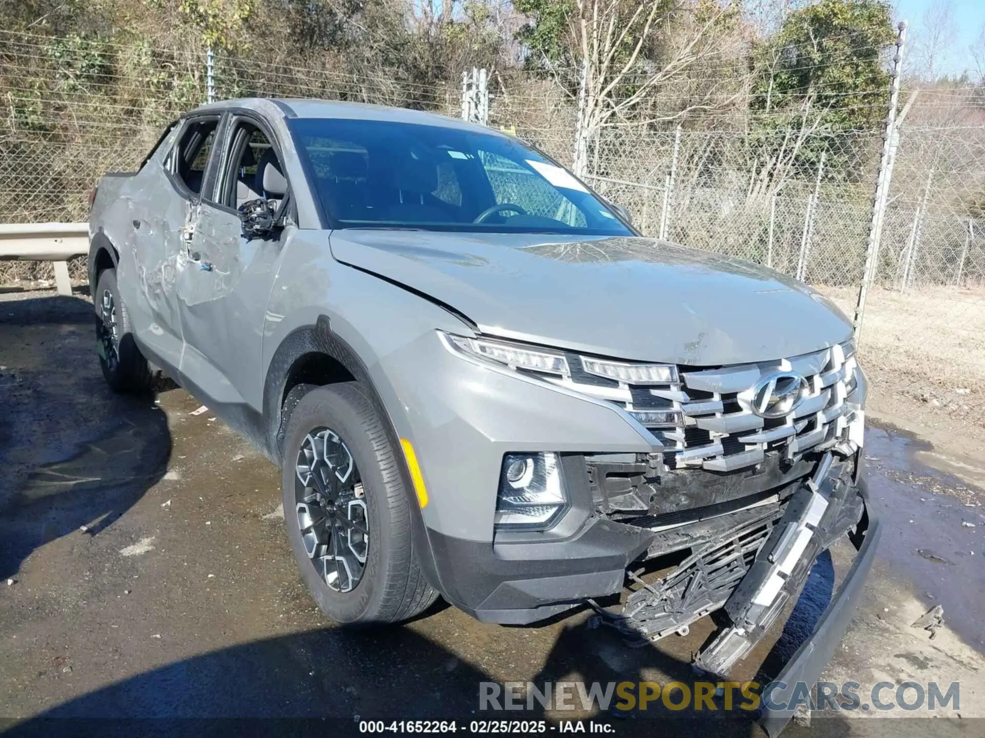 1 Photograph of a damaged car 5NTJBDAE9NH033090 HYUNDAI SANTA CRUZ 2022