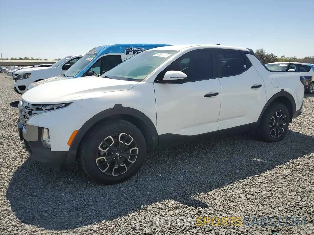 1 Photograph of a damaged car 5NTJBDAEXNH009686 HYUNDAI SANTA CRUZ 2022