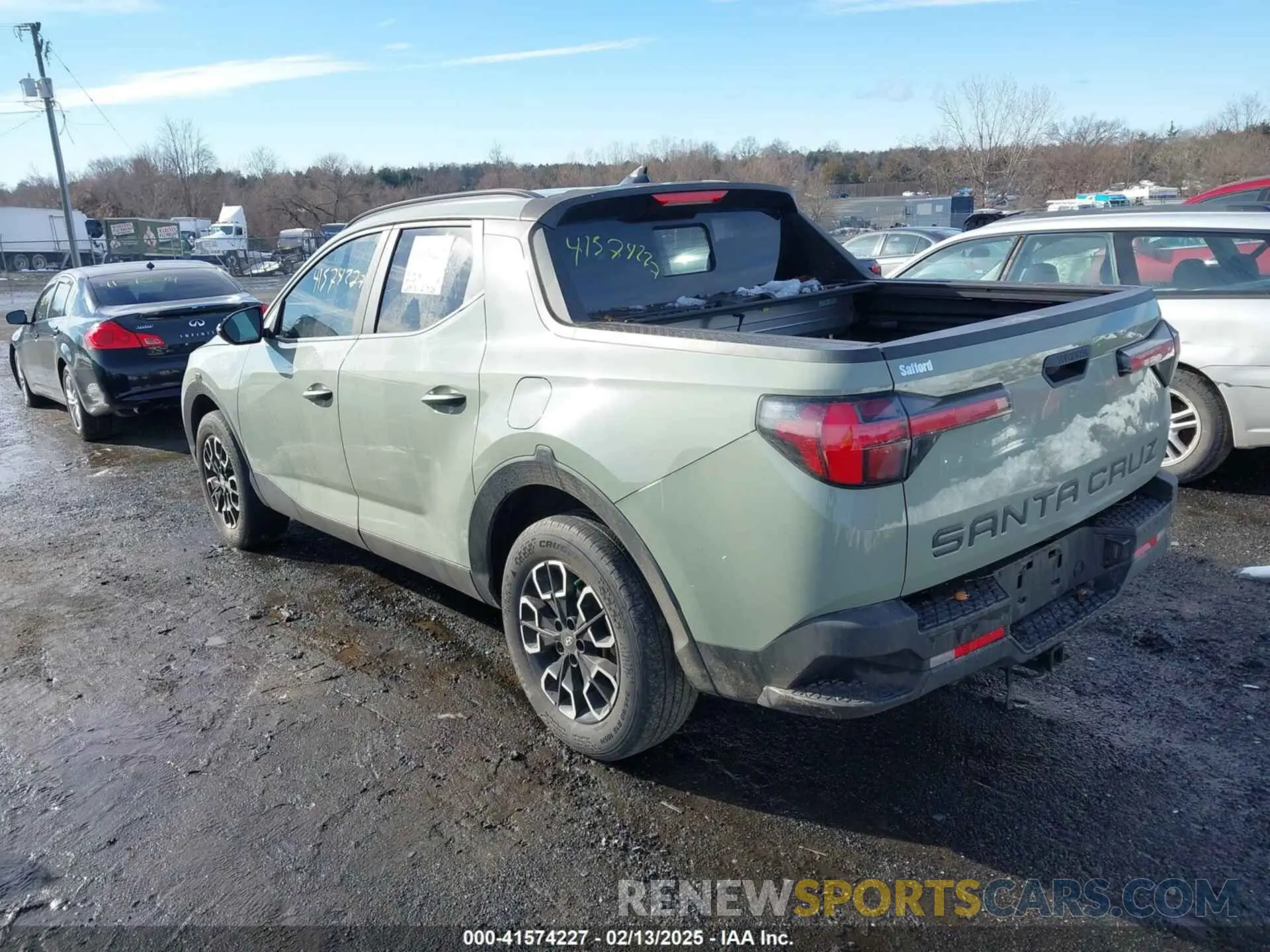 3 Photograph of a damaged car 5NTJC4AE1NH013087 HYUNDAI SANTA CRUZ 2022