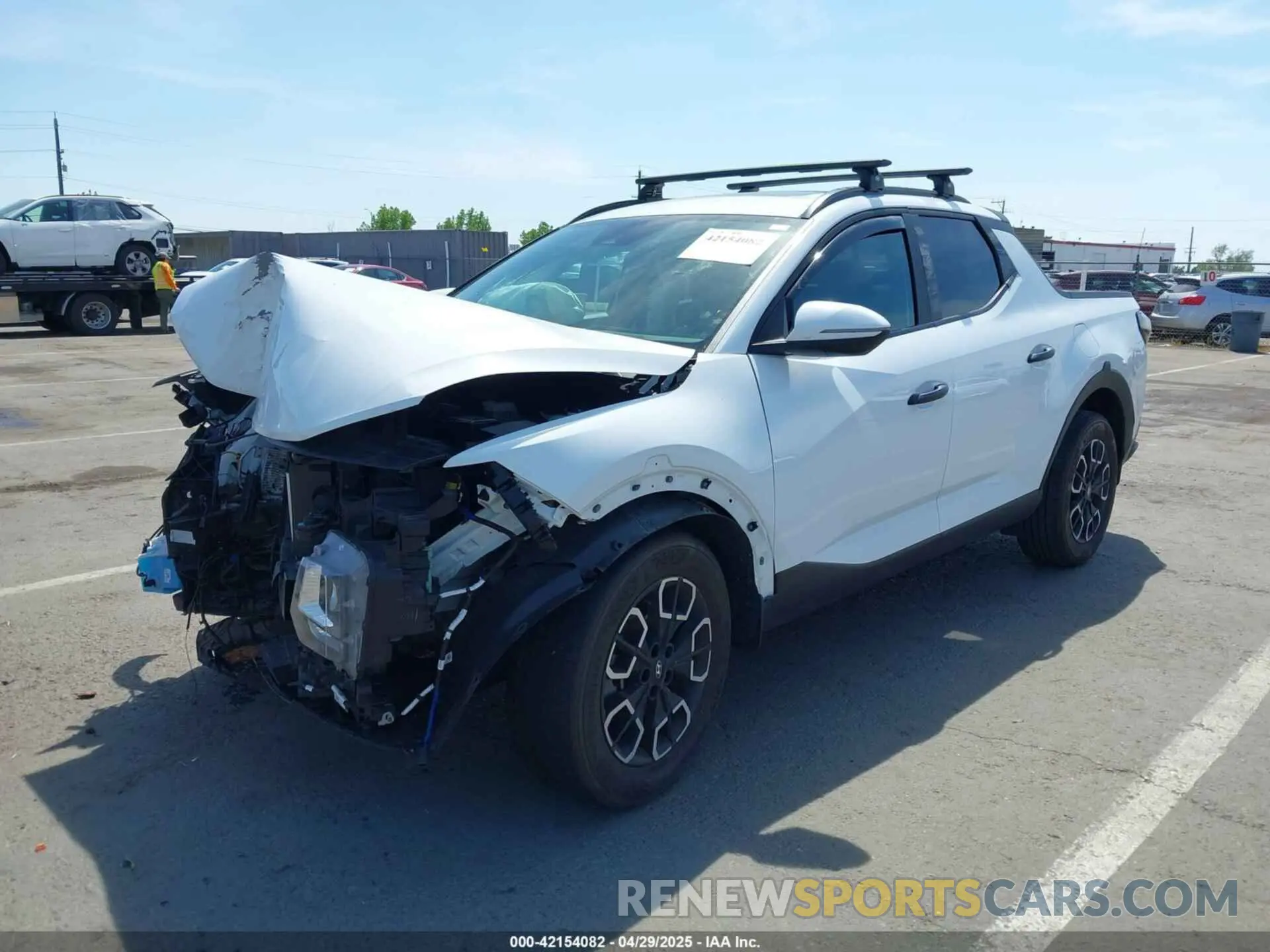 2 Photograph of a damaged car 5NTJC4AE4NH036346 HYUNDAI SANTA CRUZ 2022