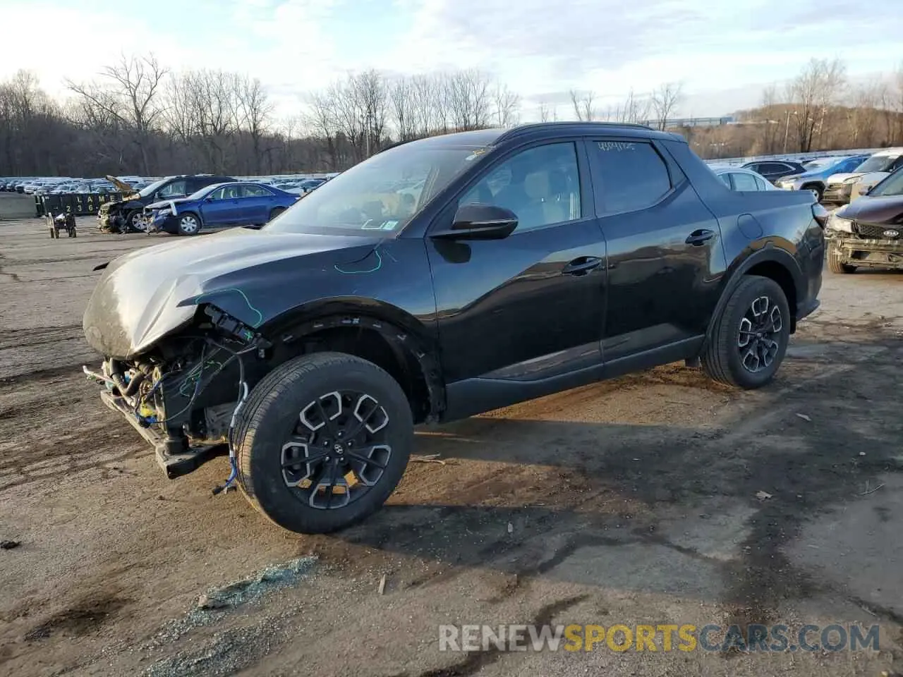 1 Photograph of a damaged car 5NTJCDAE0NH006552 HYUNDAI SANTA CRUZ 2022
