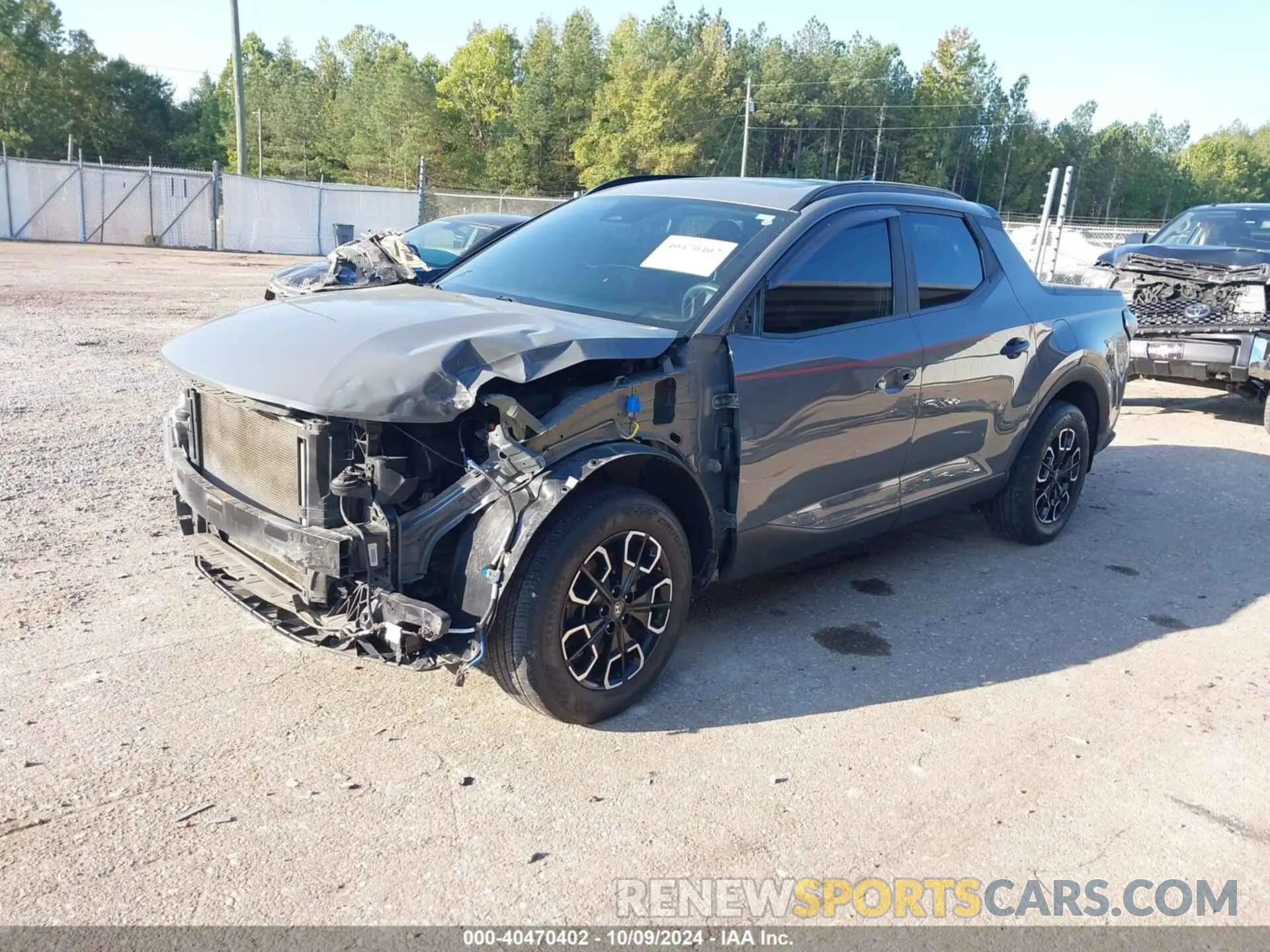 2 Photograph of a damaged car 5NTJCDAE2NH017942 HYUNDAI SANTA CRUZ 2022