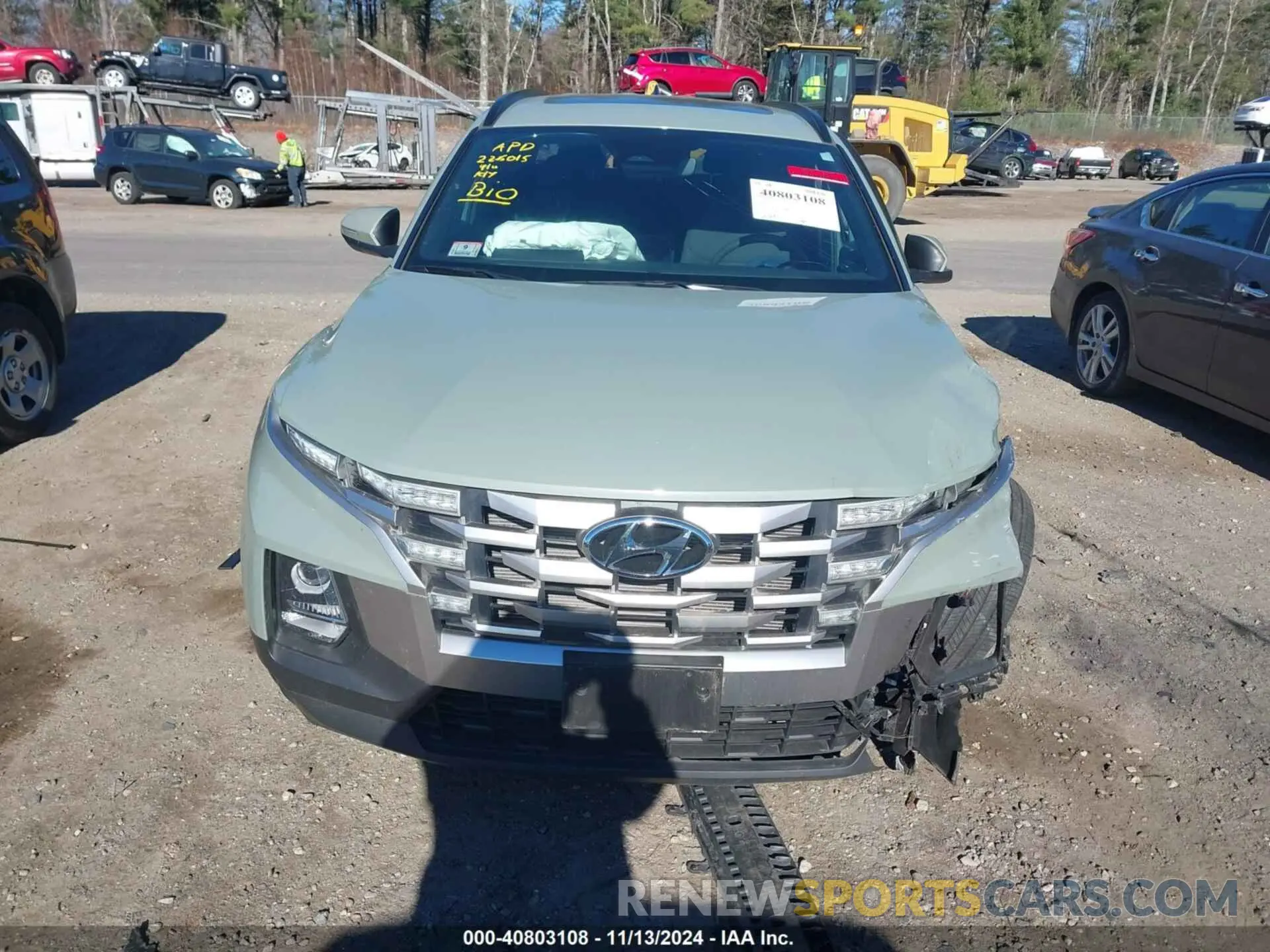 12 Photograph of a damaged car 5NTJCDAE3NH038055 HYUNDAI SANTA CRUZ 2022