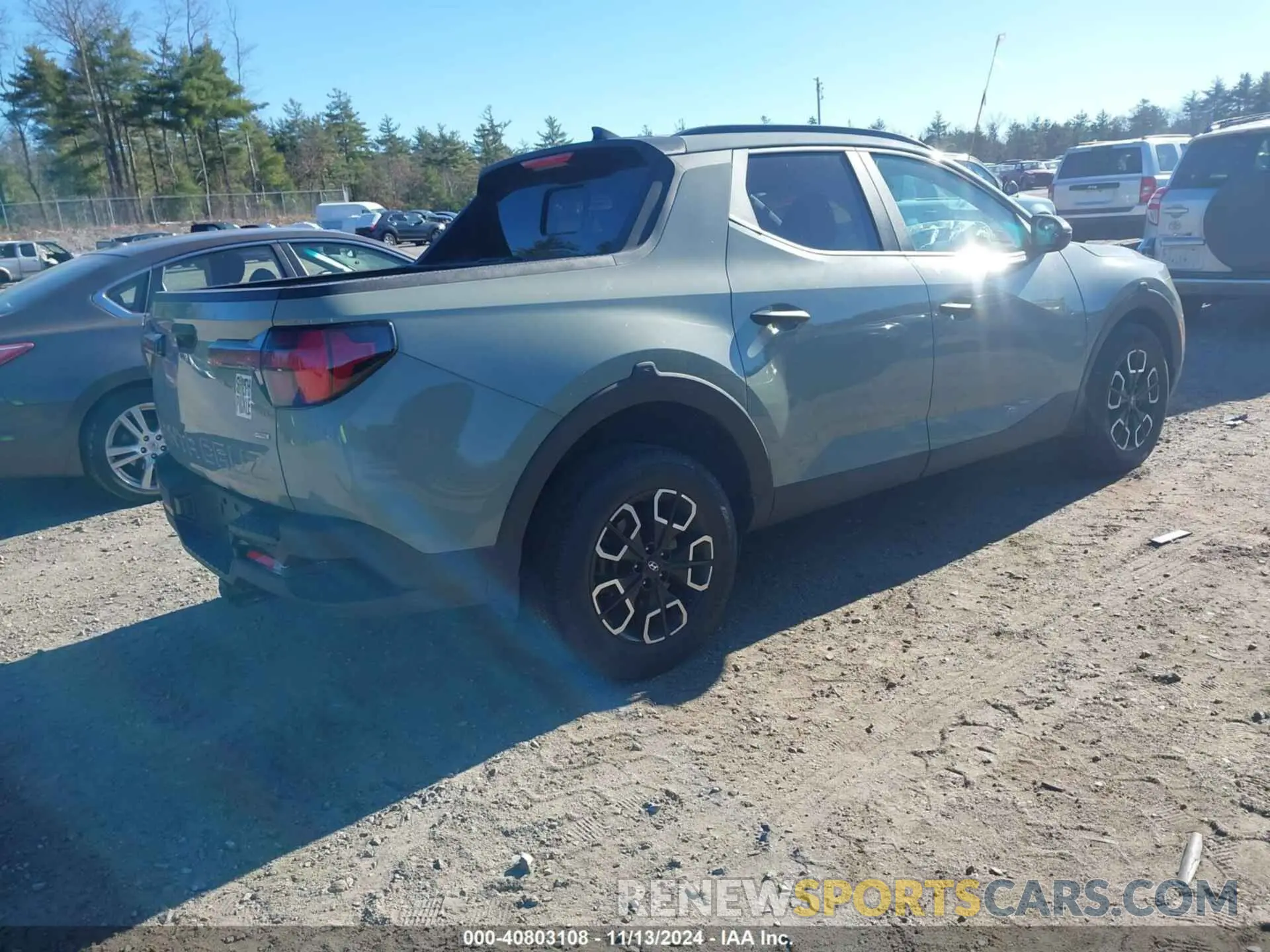 4 Photograph of a damaged car 5NTJCDAE3NH038055 HYUNDAI SANTA CRUZ 2022
