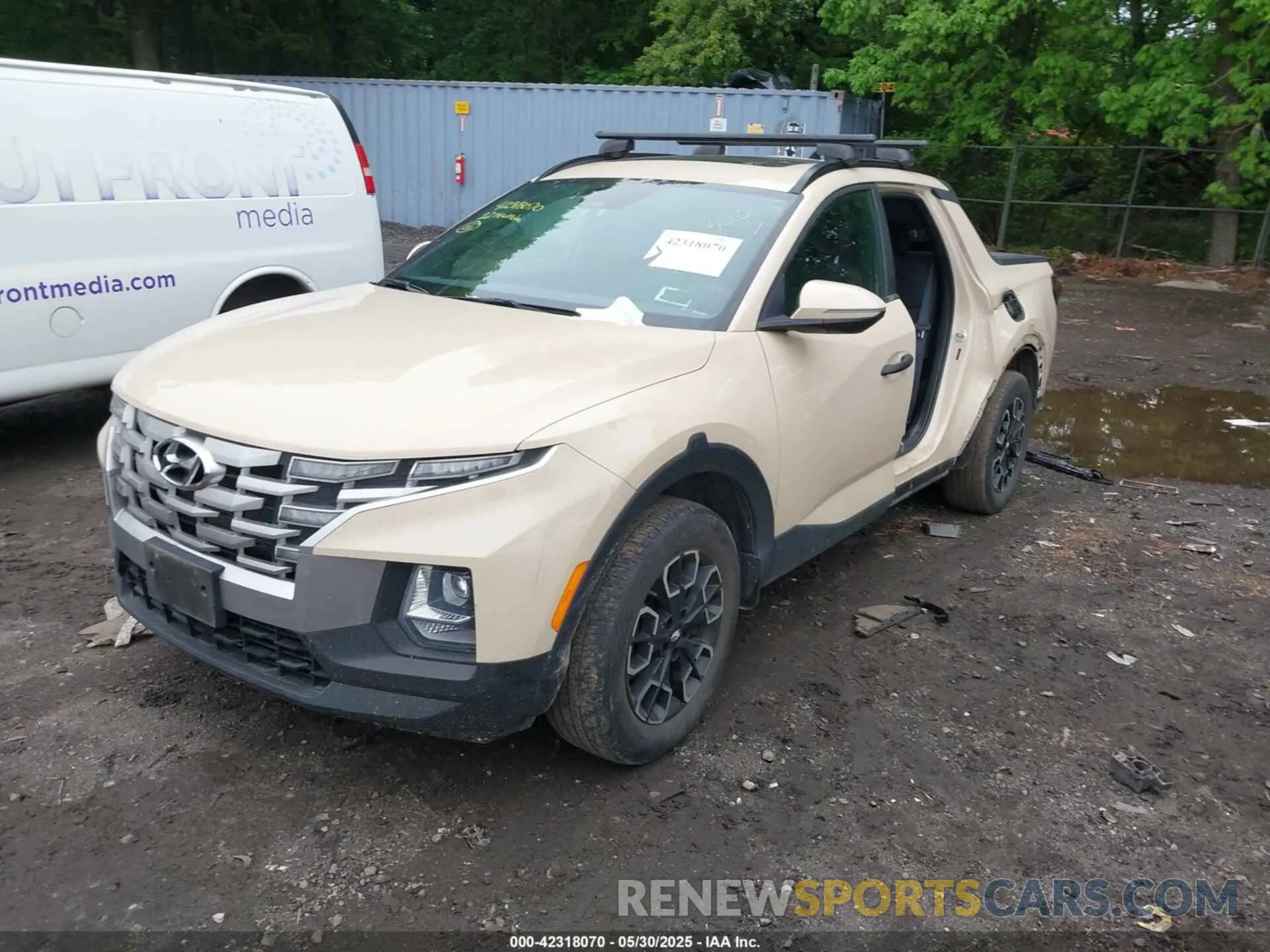 2 Photograph of a damaged car 5NTJCDAE4NH009213 HYUNDAI SANTA CRUZ 2022