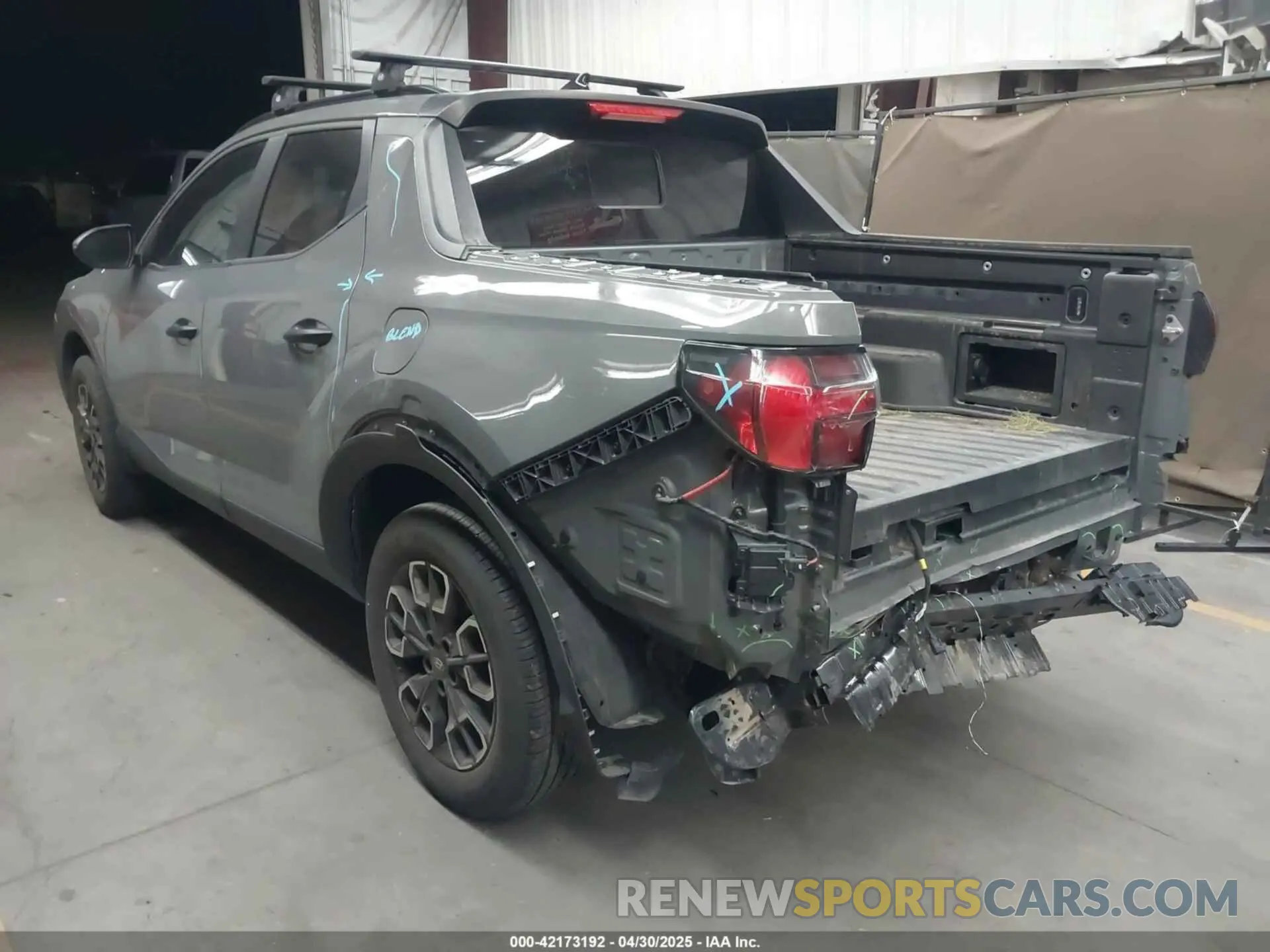 3 Photograph of a damaged car 5NTJCDAE5NH036310 HYUNDAI SANTA CRUZ 2022