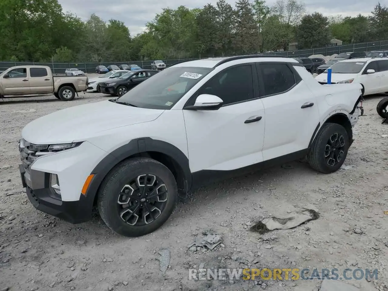 1 Photograph of a damaged car 5NTJCDAE5NH039059 HYUNDAI SANTA CRUZ 2022