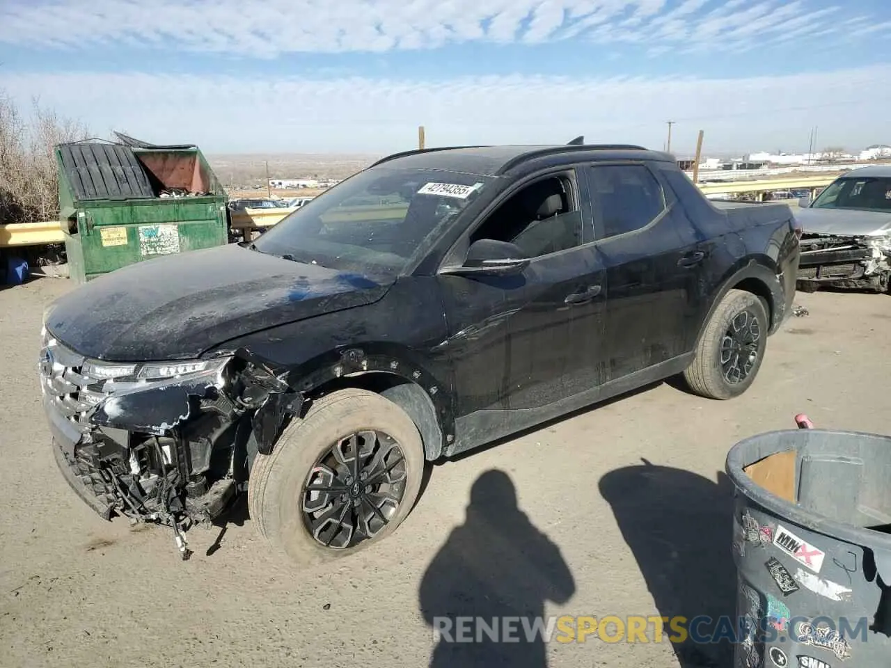 1 Photograph of a damaged car 5NTJDDAF3NH004980 HYUNDAI SANTA CRUZ 2022