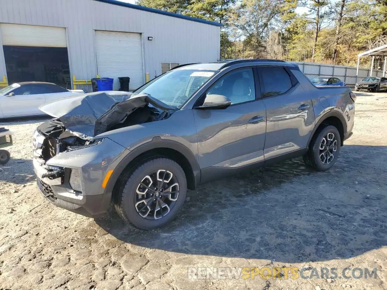 1 Photograph of a damaged car 5NTJDDAF7NH017134 HYUNDAI SANTA CRUZ 2022