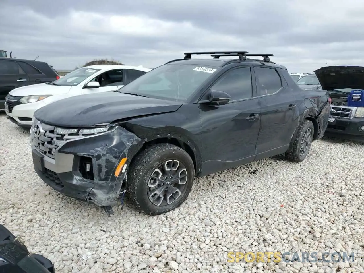 1 Photograph of a damaged car 5NTJDDAF7NH030210 HYUNDAI SANTA CRUZ 2022