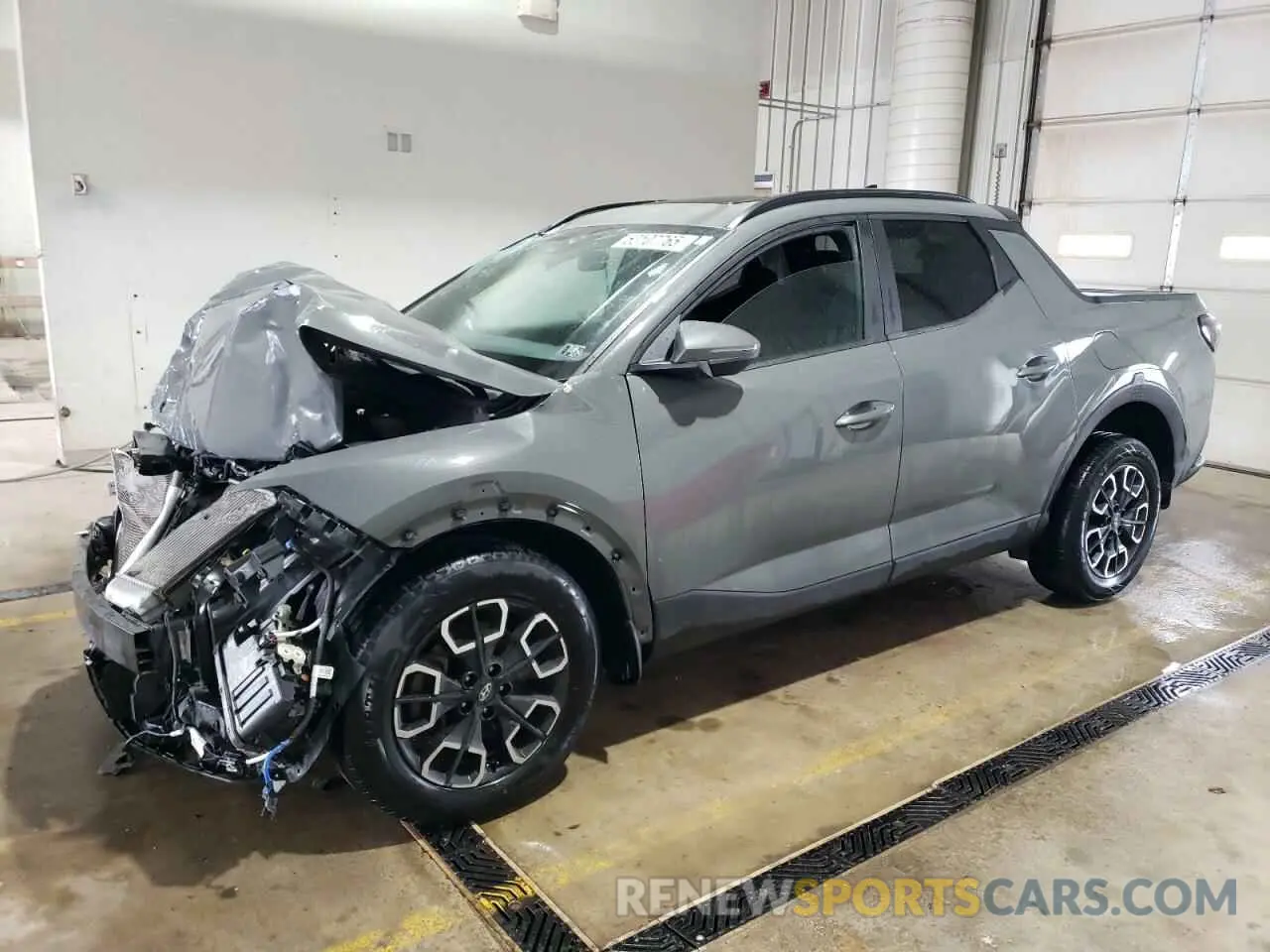 1 Photograph of a damaged car 5NTJDDAF8NH016493 HYUNDAI SANTA CRUZ 2022