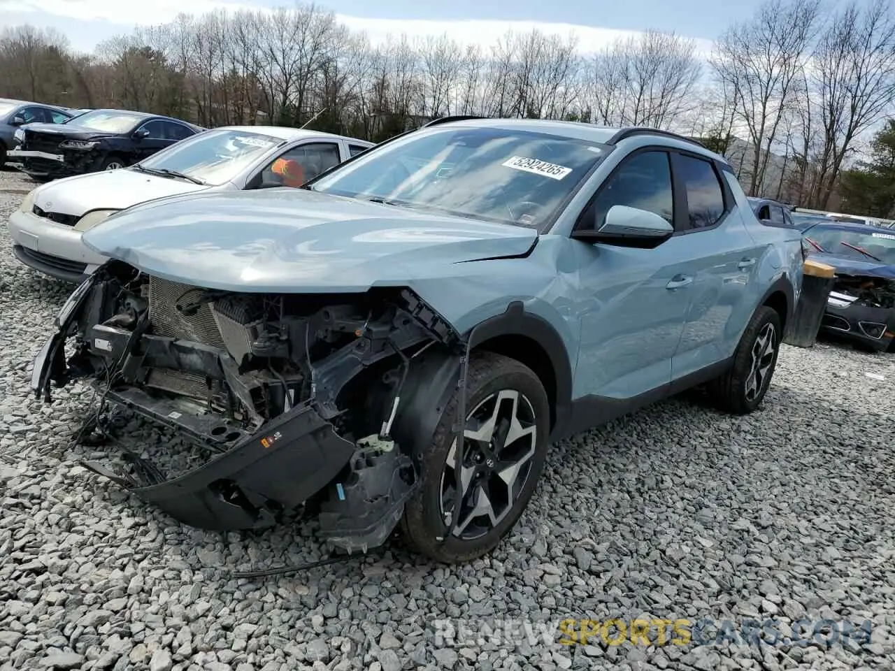 1 Photograph of a damaged car 5NTJEDAF0NH013262 HYUNDAI SANTA CRUZ 2022
