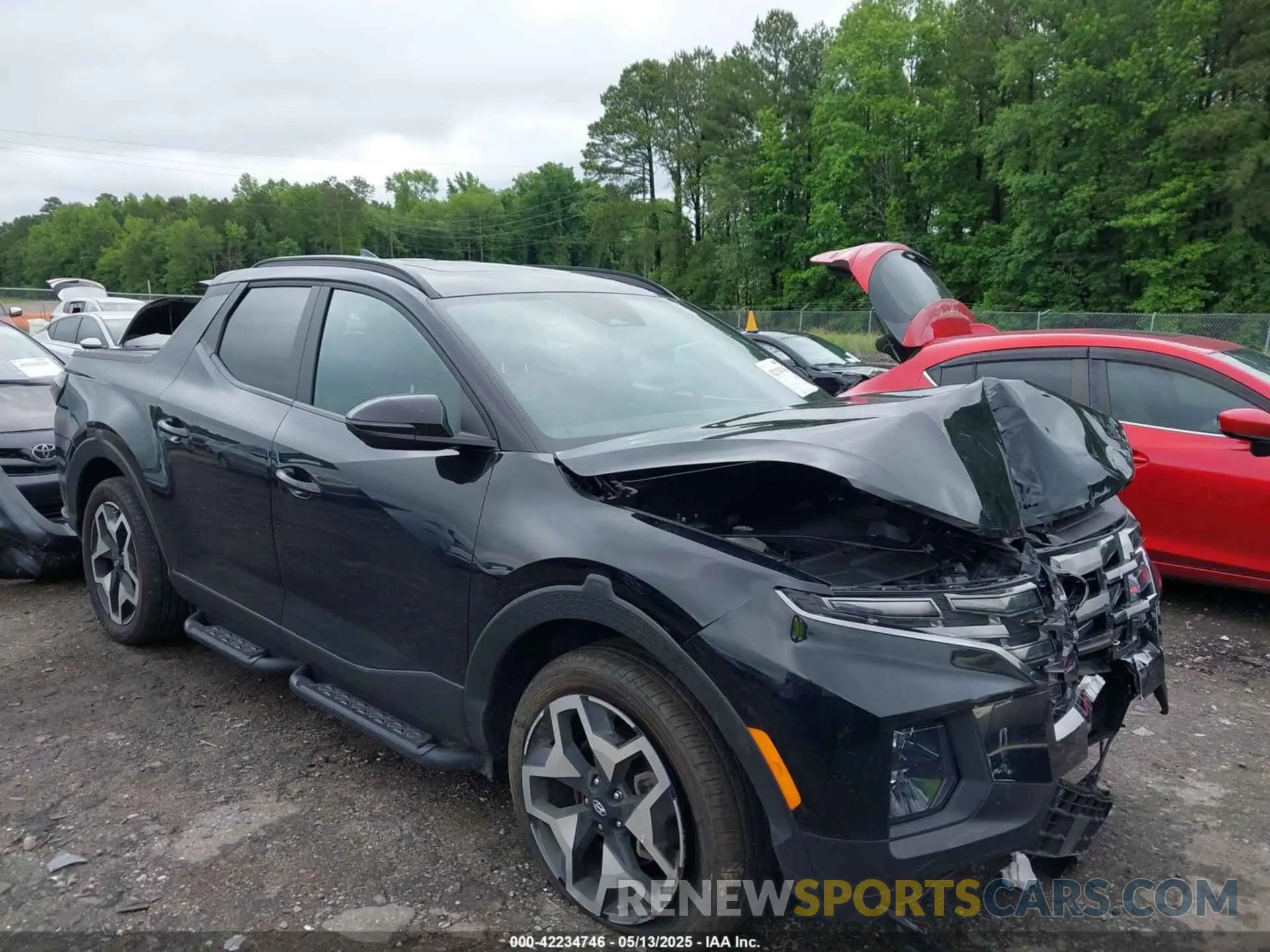 1 Photograph of a damaged car 5NTJEDAF3NH010999 HYUNDAI SANTA CRUZ 2022