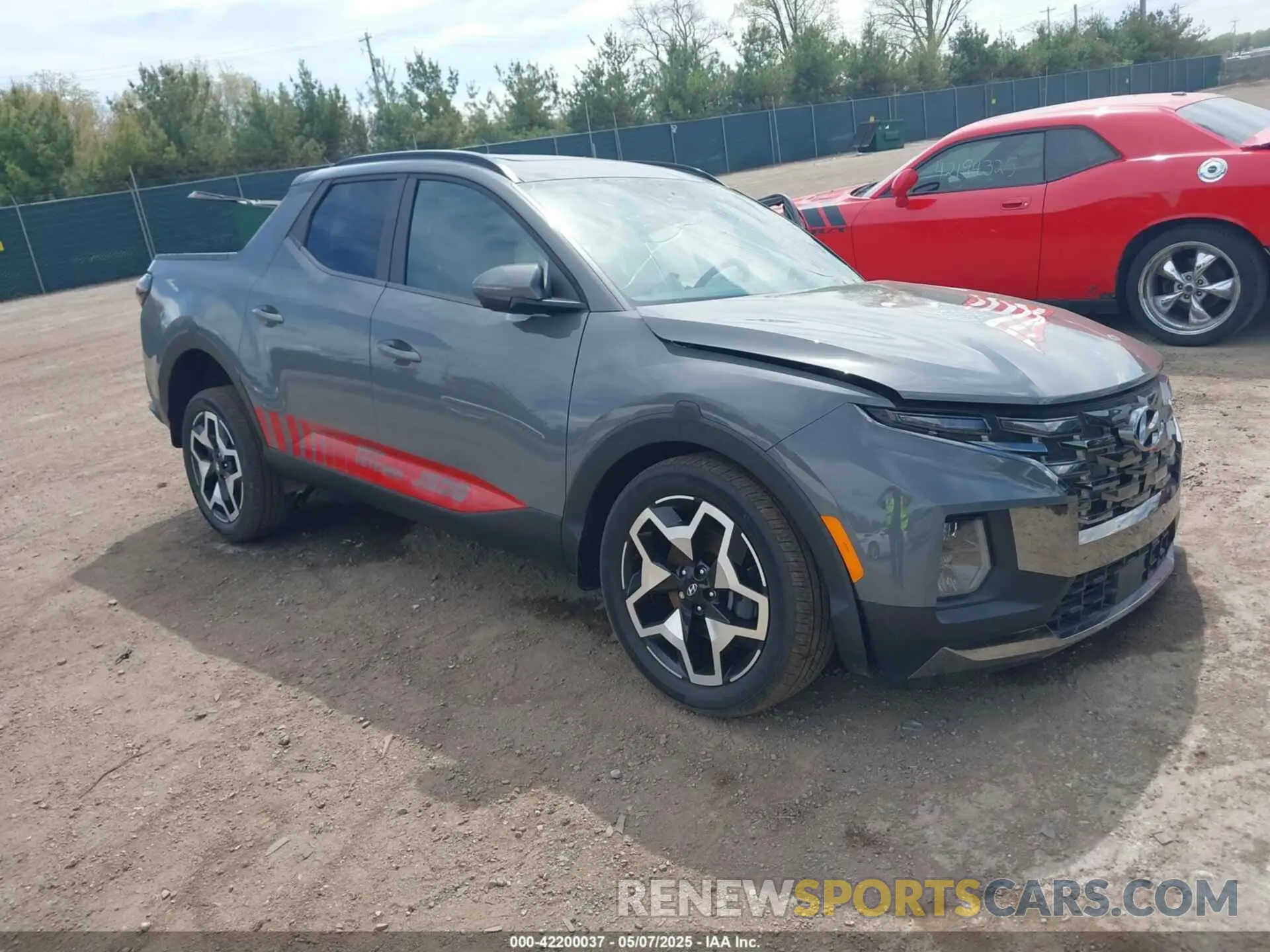1 Photograph of a damaged car 5NTJEDAF5NH012737 HYUNDAI SANTA CRUZ 2022