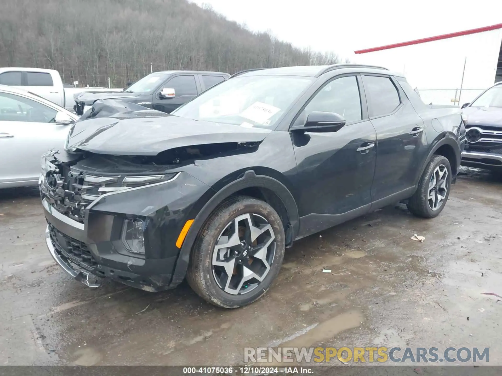 2 Photograph of a damaged car 5NTJEDAF6NH027151 HYUNDAI SANTA CRUZ 2022
