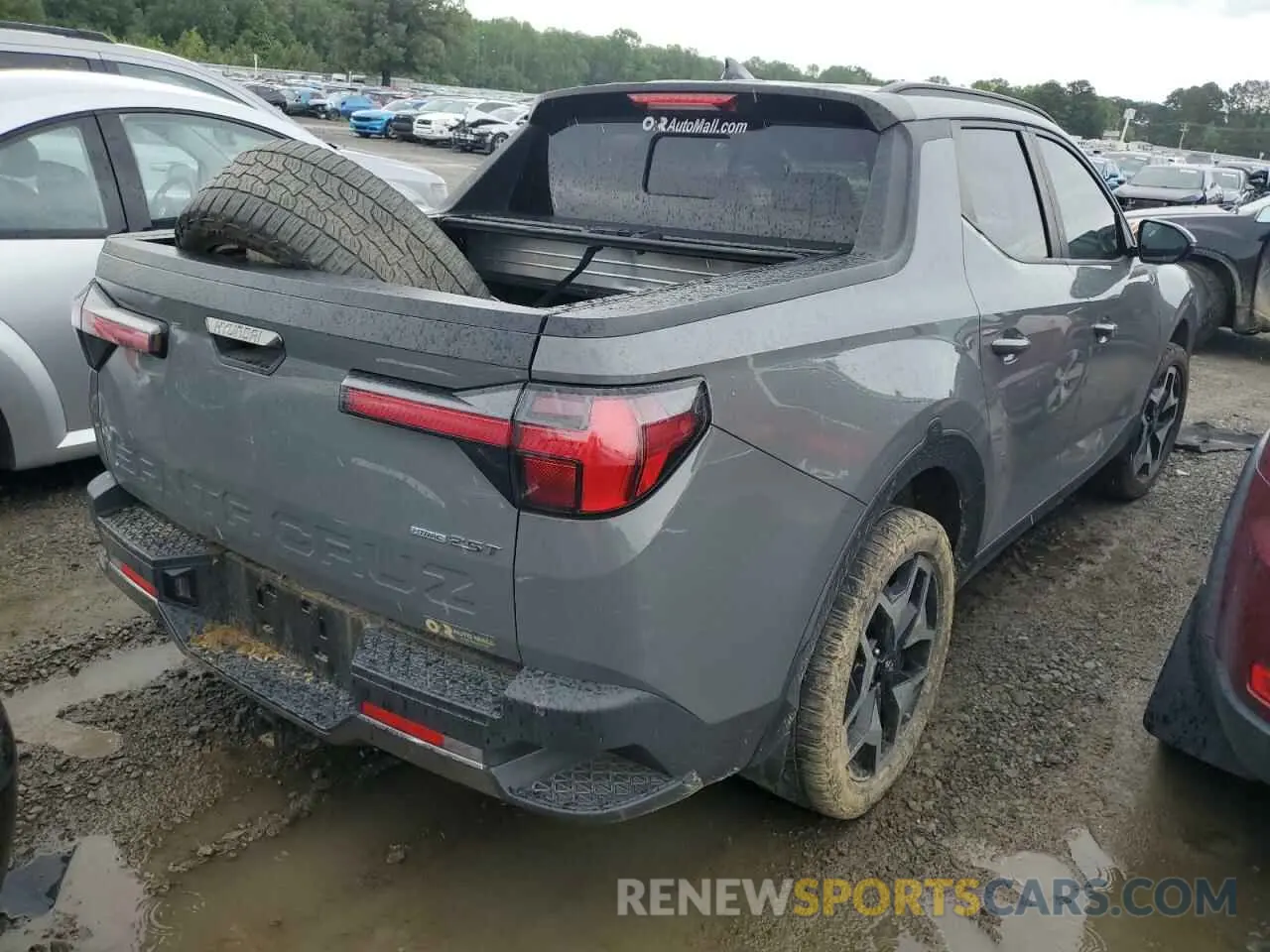 3 Photograph of a damaged car 5NTJEDAF8NH003689 HYUNDAI SANTA CRUZ 2022