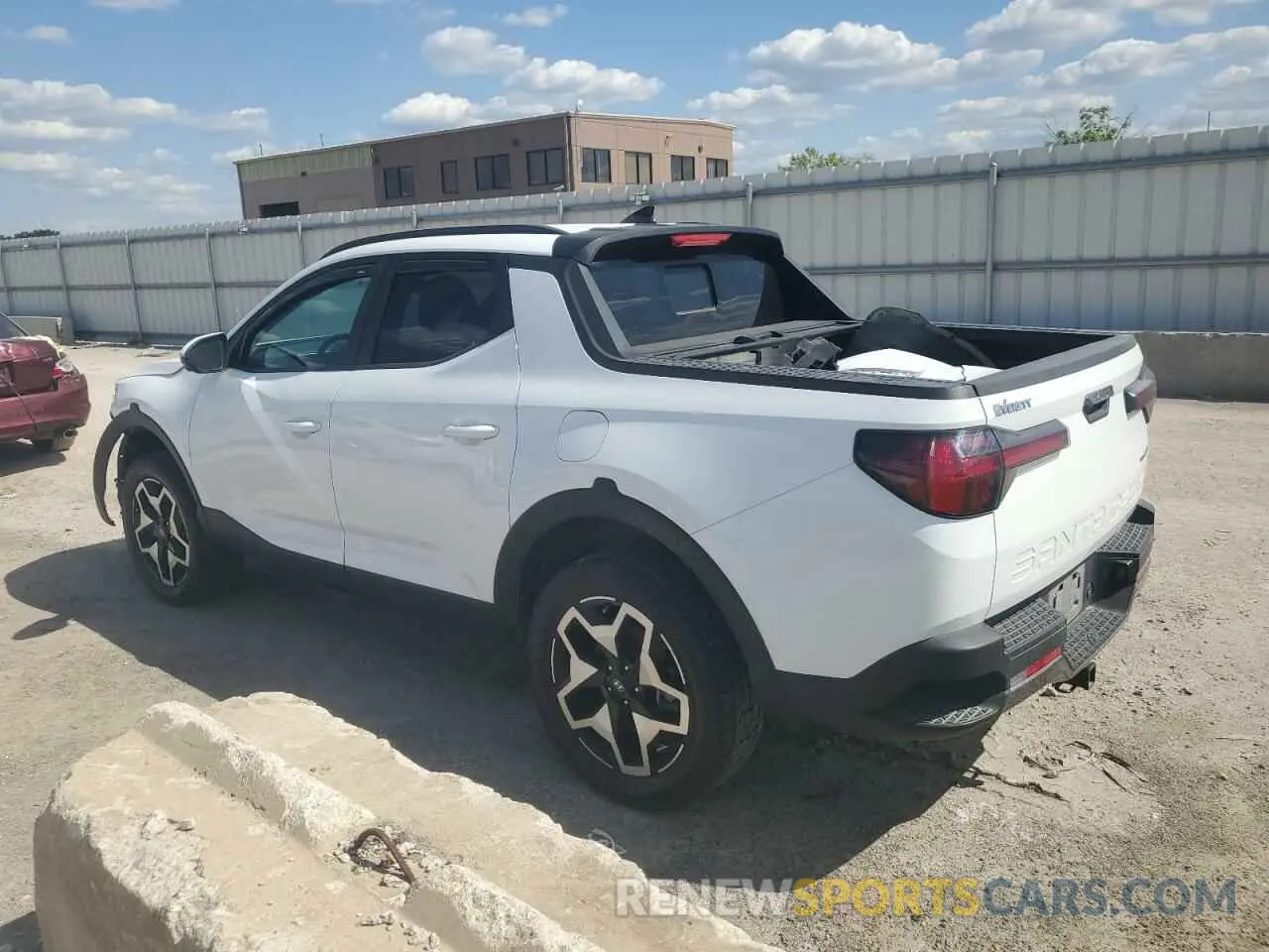 2 Photograph of a damaged car 5NTJEDAF9NH033350 HYUNDAI SANTA CRUZ 2022