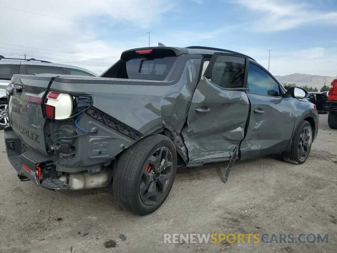 3 Photograph of a damaged car 5NTJEDAFXNH011180 HYUNDAI SANTA CRUZ 2022