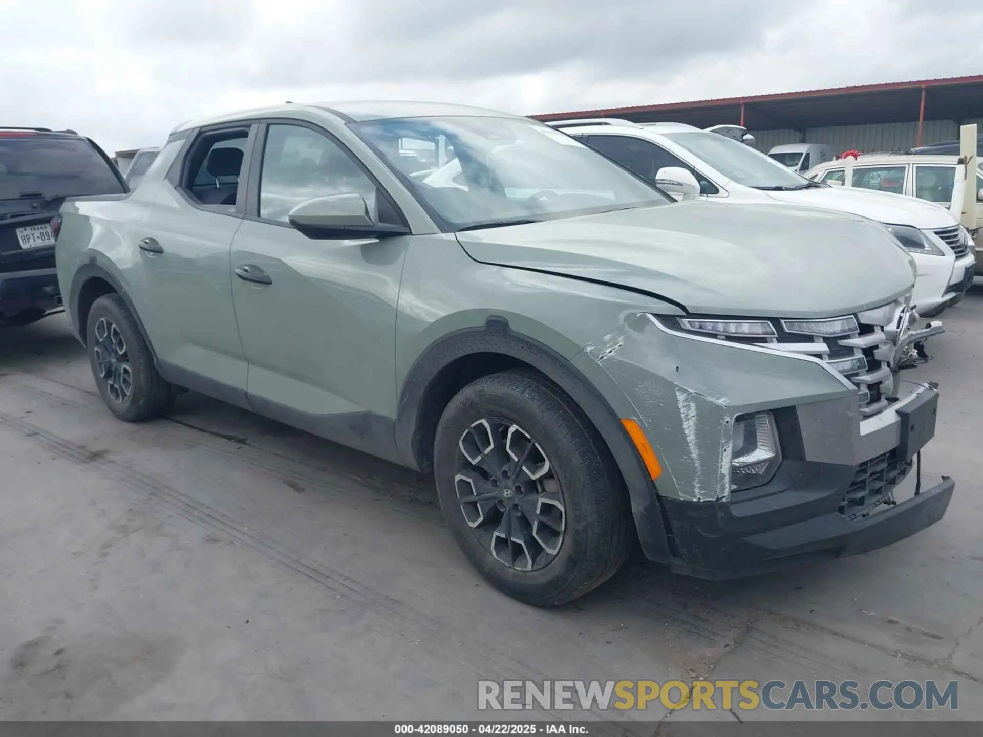 1 Photograph of a damaged car 5NTJADAE4PH049283 HYUNDAI SANTA CRUZ 2023