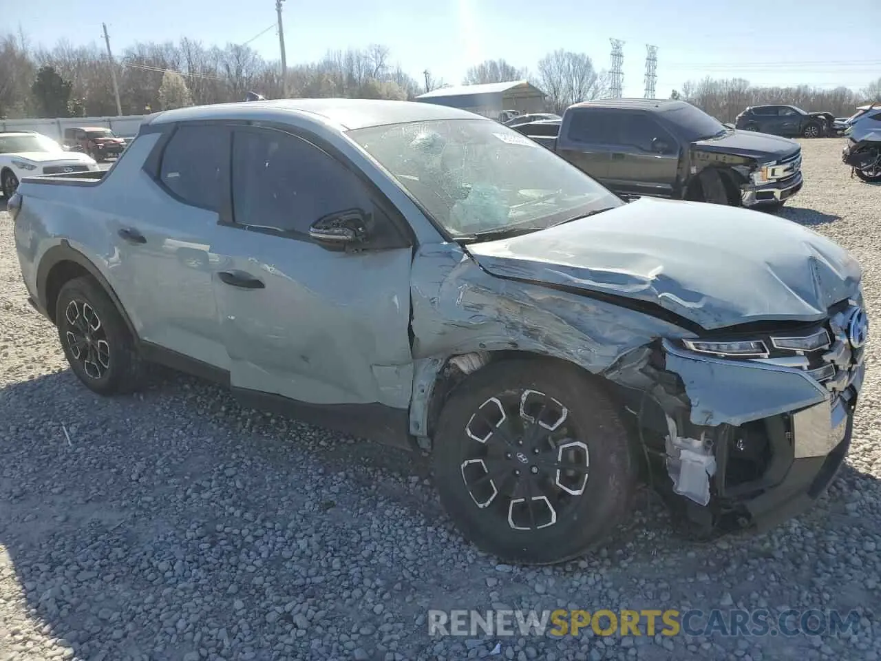 4 Photograph of a damaged car 5NTJBDAE2PH071957 HYUNDAI SANTA CRUZ 2023