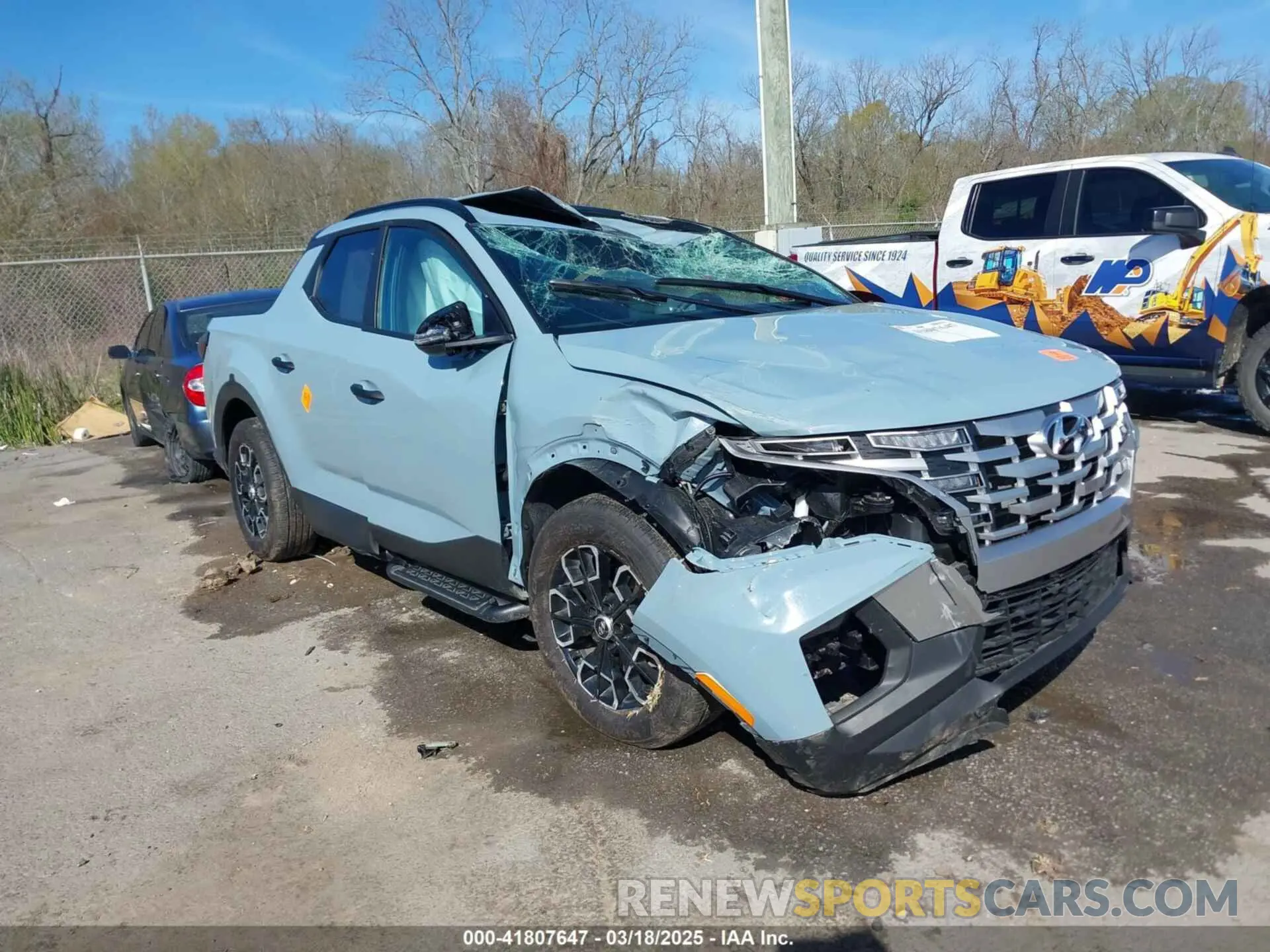 1 Photograph of a damaged car 5NTJC4AE4PH042943 HYUNDAI SANTA CRUZ 2023