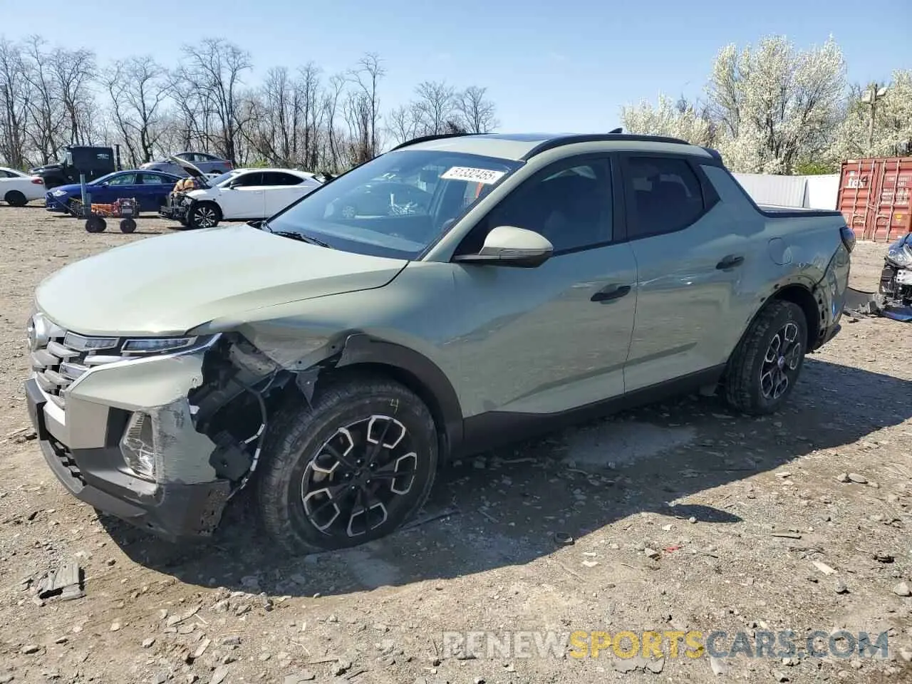 1 Photograph of a damaged car 5NTJC4AEXPH049489 HYUNDAI SANTA CRUZ 2023