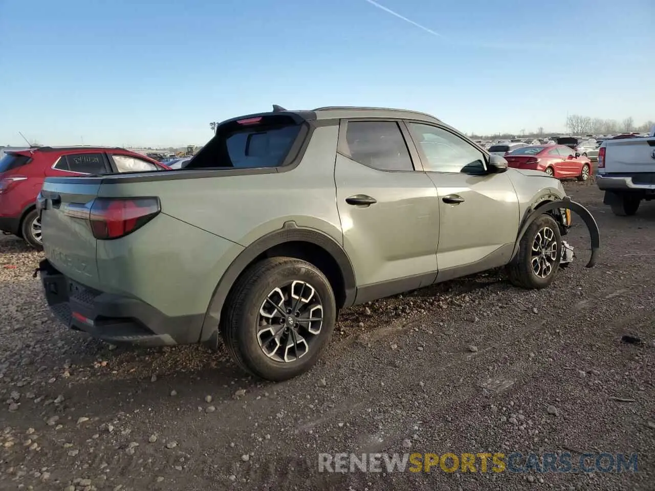 3 Photograph of a damaged car 5NTJCDAE7PH073118 HYUNDAI SANTA CRUZ 2023