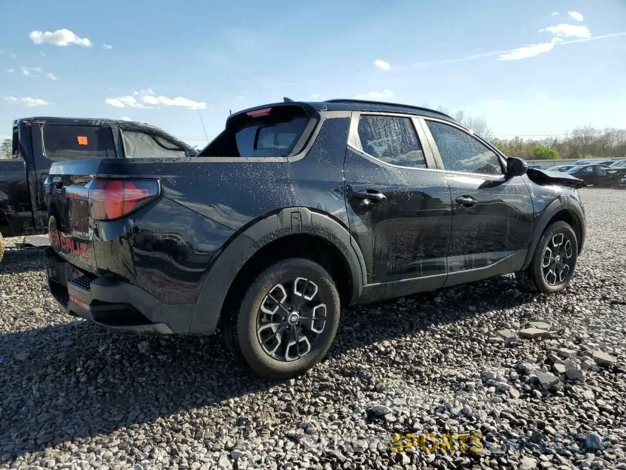 3 Photograph of a damaged car 5NTJDDAF2PH045622 HYUNDAI SANTA CRUZ 2023