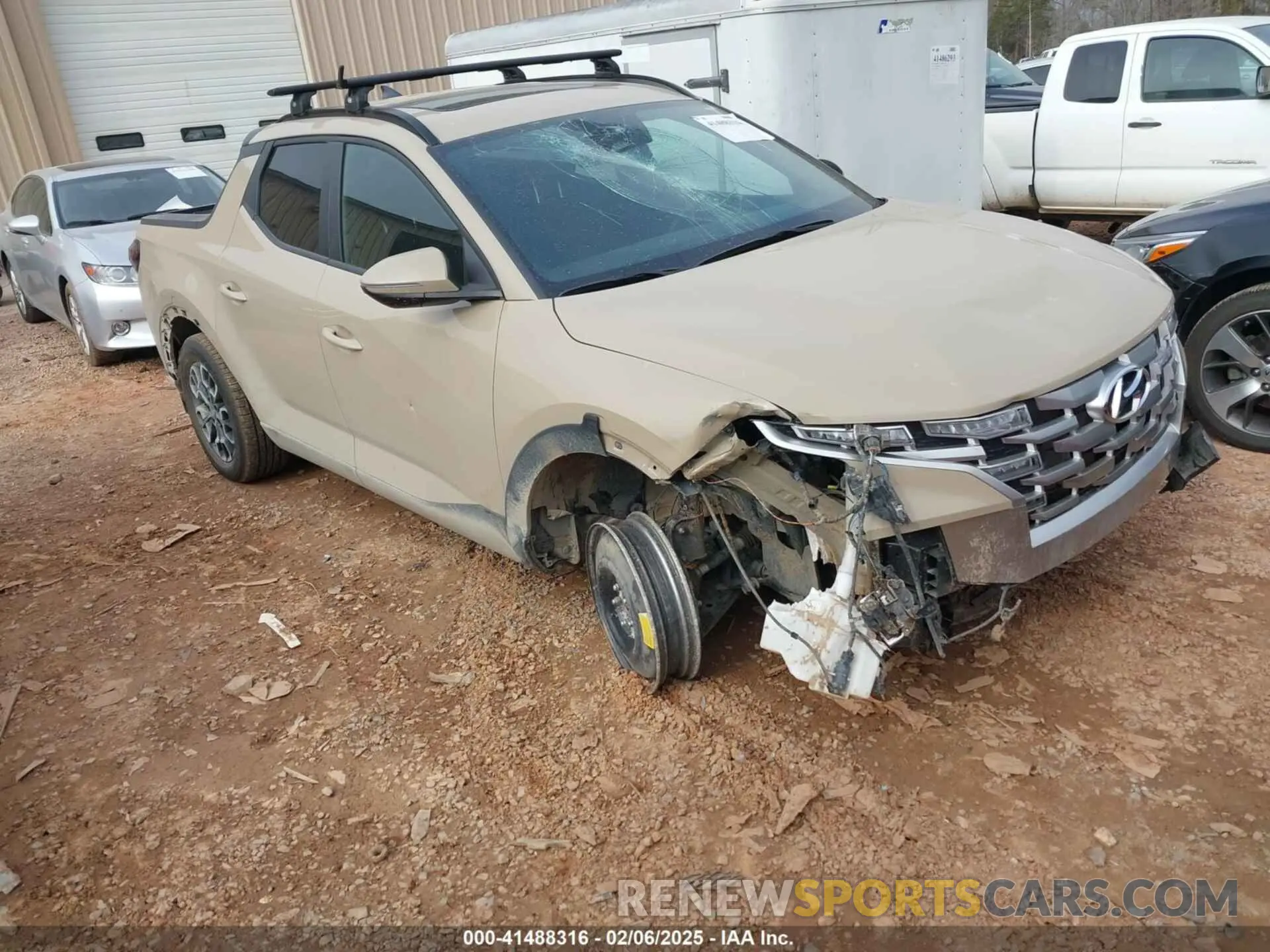 1 Photograph of a damaged car 5NTJDDAF7PH046605 HYUNDAI SANTA CRUZ 2023