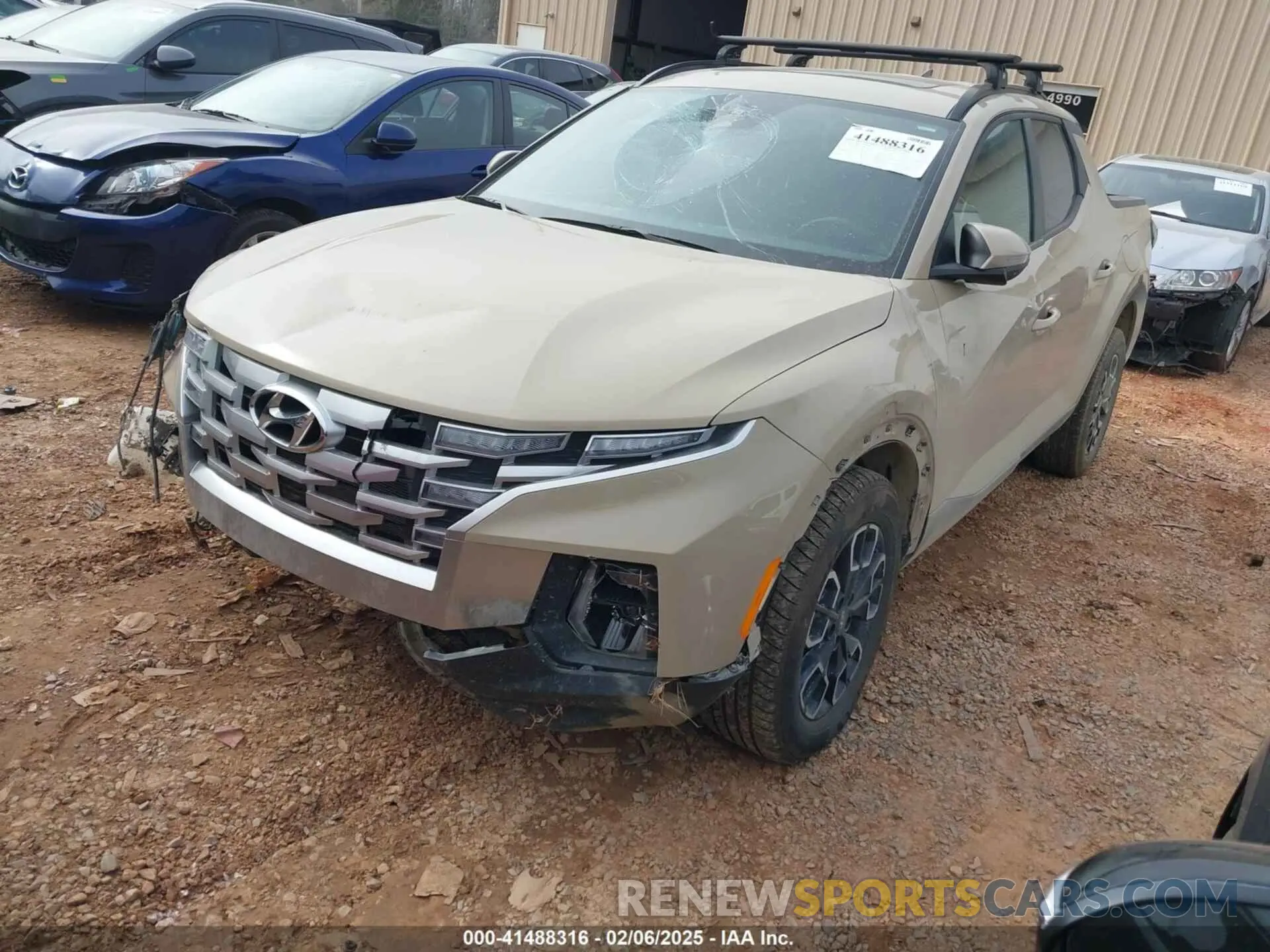 2 Photograph of a damaged car 5NTJDDAF7PH046605 HYUNDAI SANTA CRUZ 2023