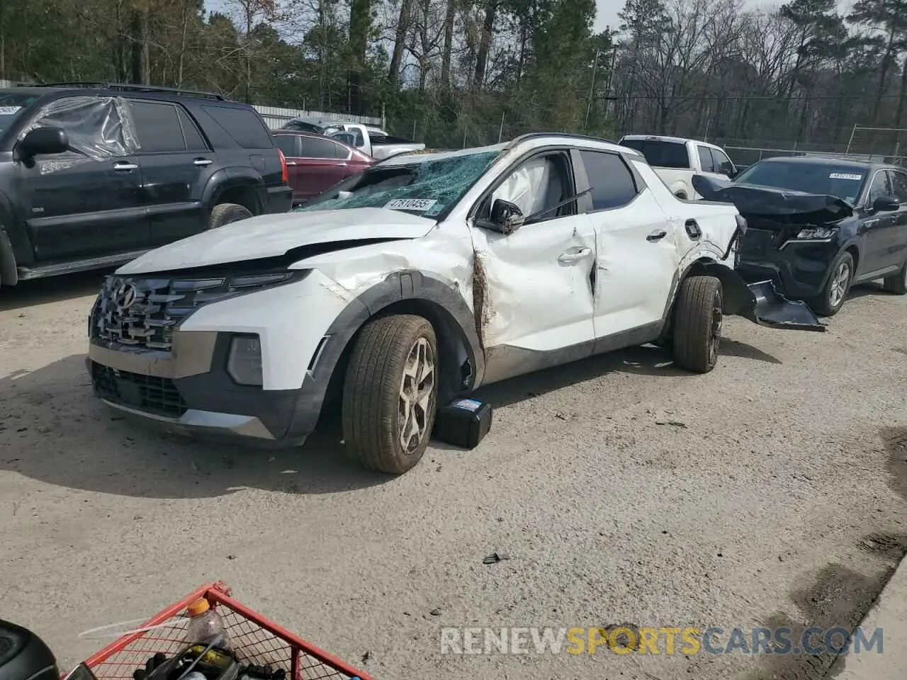 1 Photograph of a damaged car 5NTJEDAF3PH075712 HYUNDAI SANTA CRUZ 2023