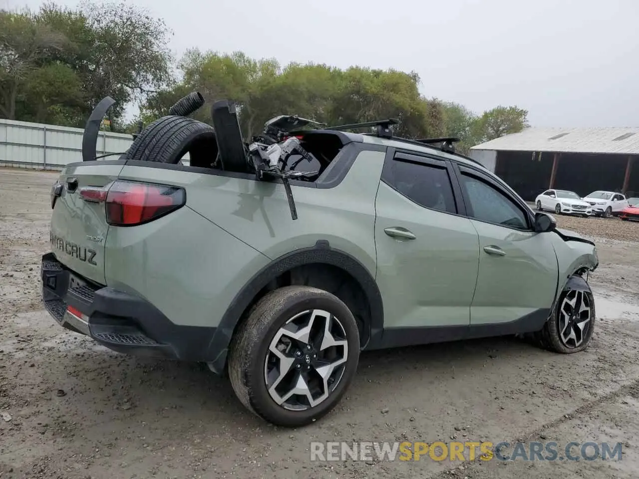 3 Photograph of a damaged car 5NTJEDAF8PH061742 HYUNDAI SANTA CRUZ 2023