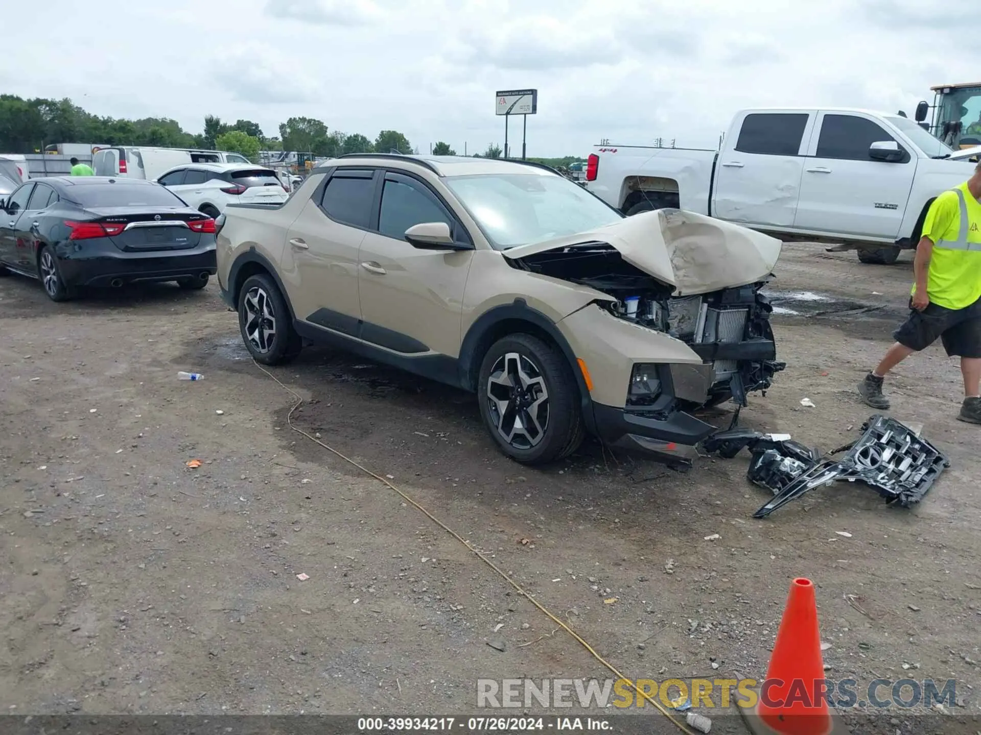 1 Photograph of a damaged car 5NTJEDAF8PH076659 HYUNDAI SANTA CRUZ 2023