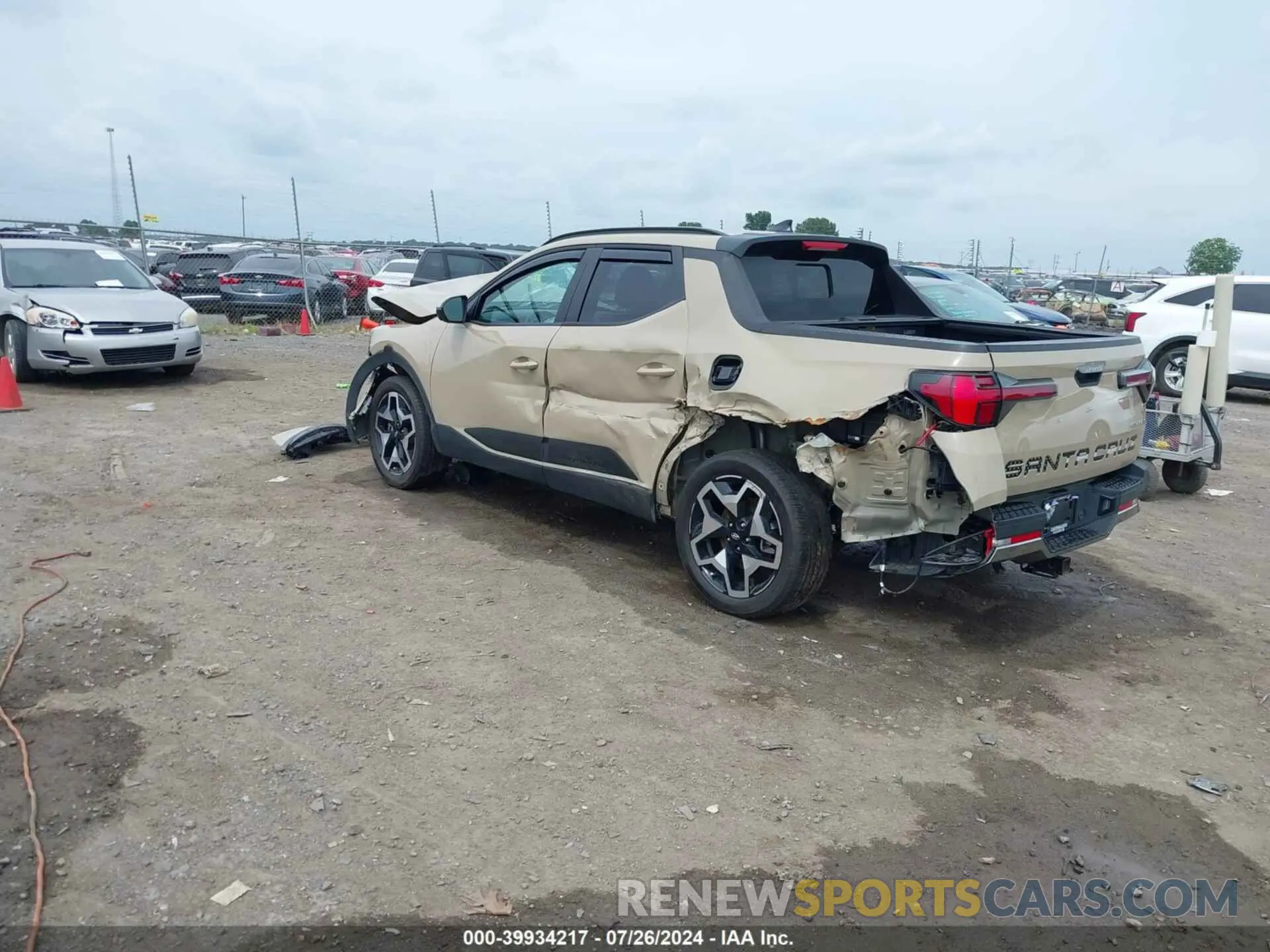 3 Photograph of a damaged car 5NTJEDAF8PH076659 HYUNDAI SANTA CRUZ 2023