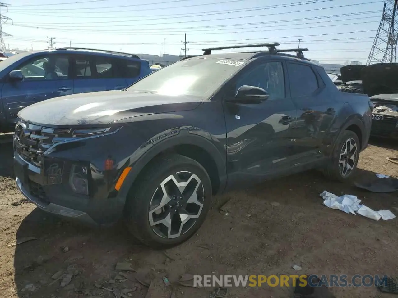 1 Photograph of a damaged car 5NTJEDAFXPH074976 HYUNDAI SANTA CRUZ 2023