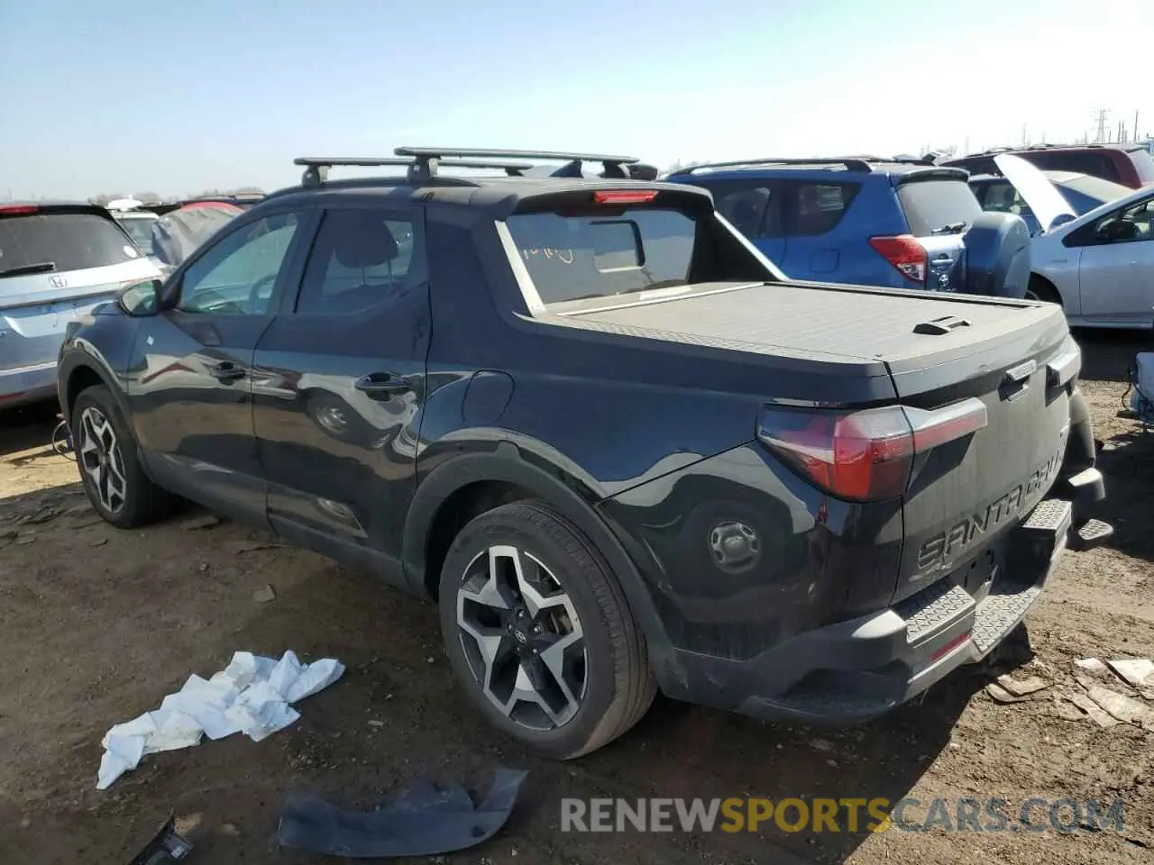 2 Photograph of a damaged car 5NTJEDAFXPH074976 HYUNDAI SANTA CRUZ 2023