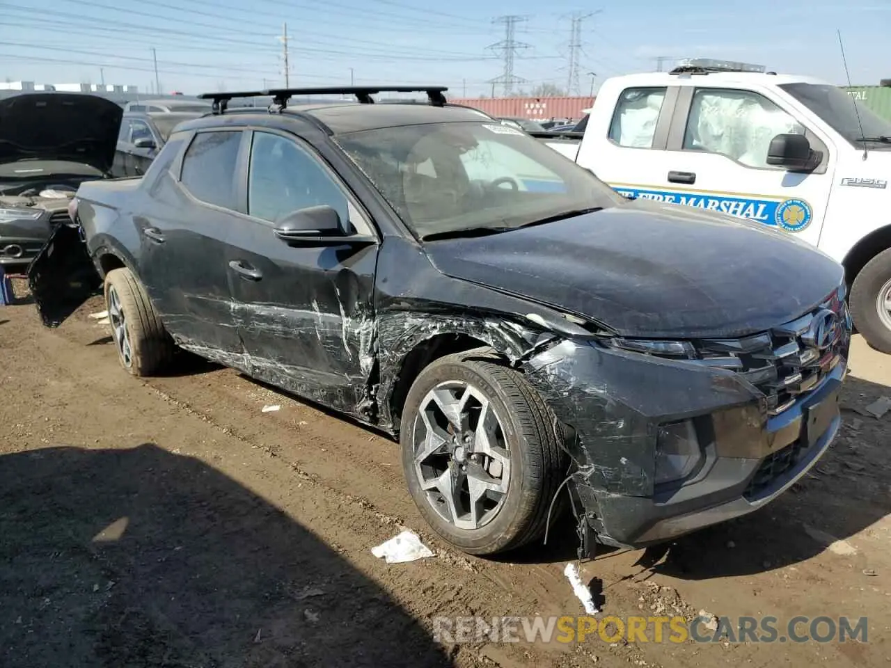 4 Photograph of a damaged car 5NTJEDAFXPH074976 HYUNDAI SANTA CRUZ 2023