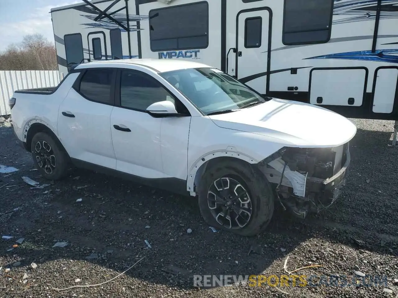 4 Photograph of a damaged car 5NTJBDDE4RH121482 HYUNDAI SANTA CRUZ 2024