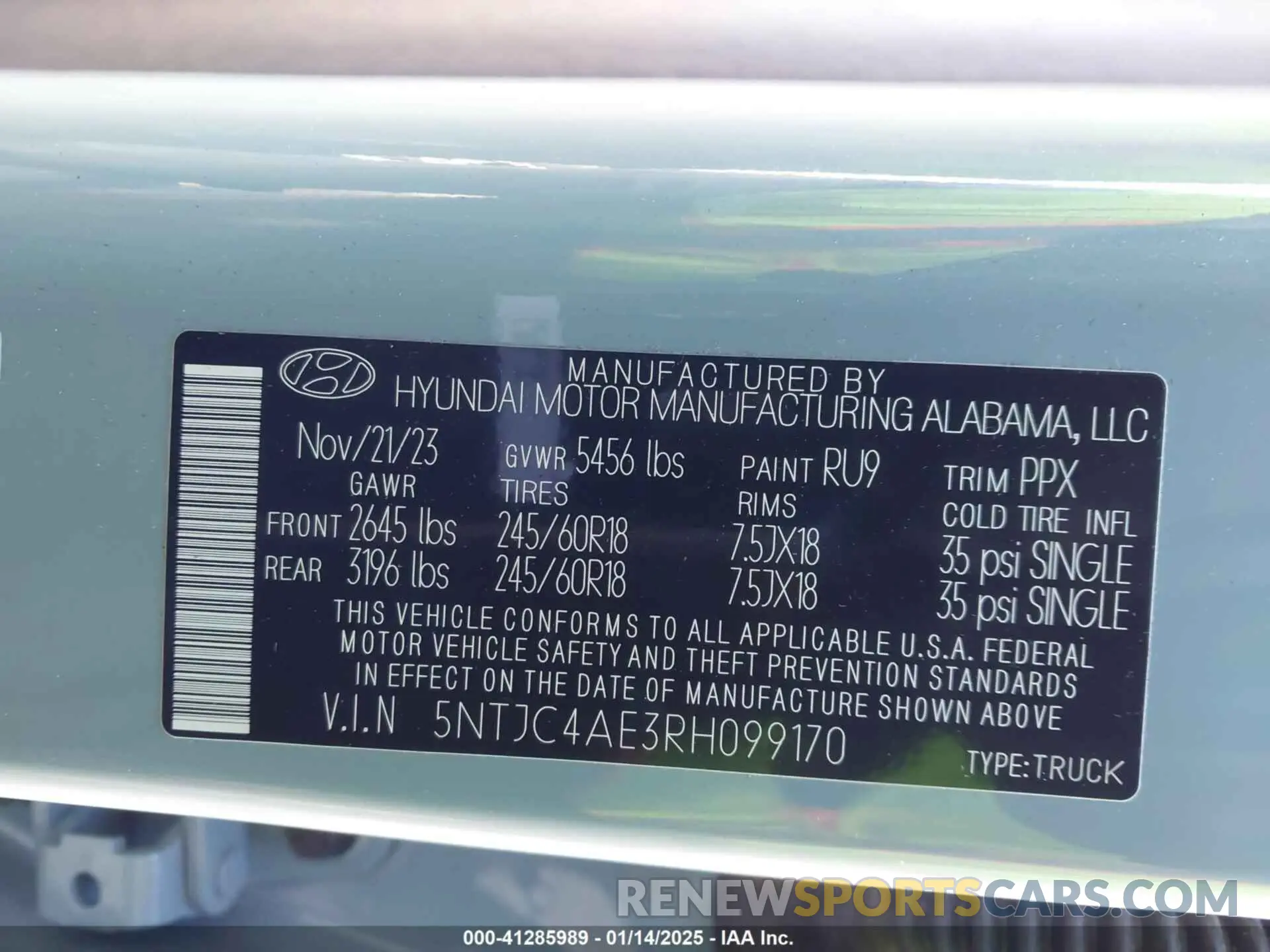 9 Photograph of a damaged car 5NTJC4AE3RH099170 HYUNDAI SANTA CRUZ 2024