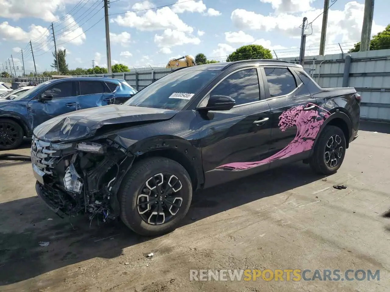1 Photograph of a damaged car 5NTJC4AE5RH101064 HYUNDAI SANTA CRUZ 2024