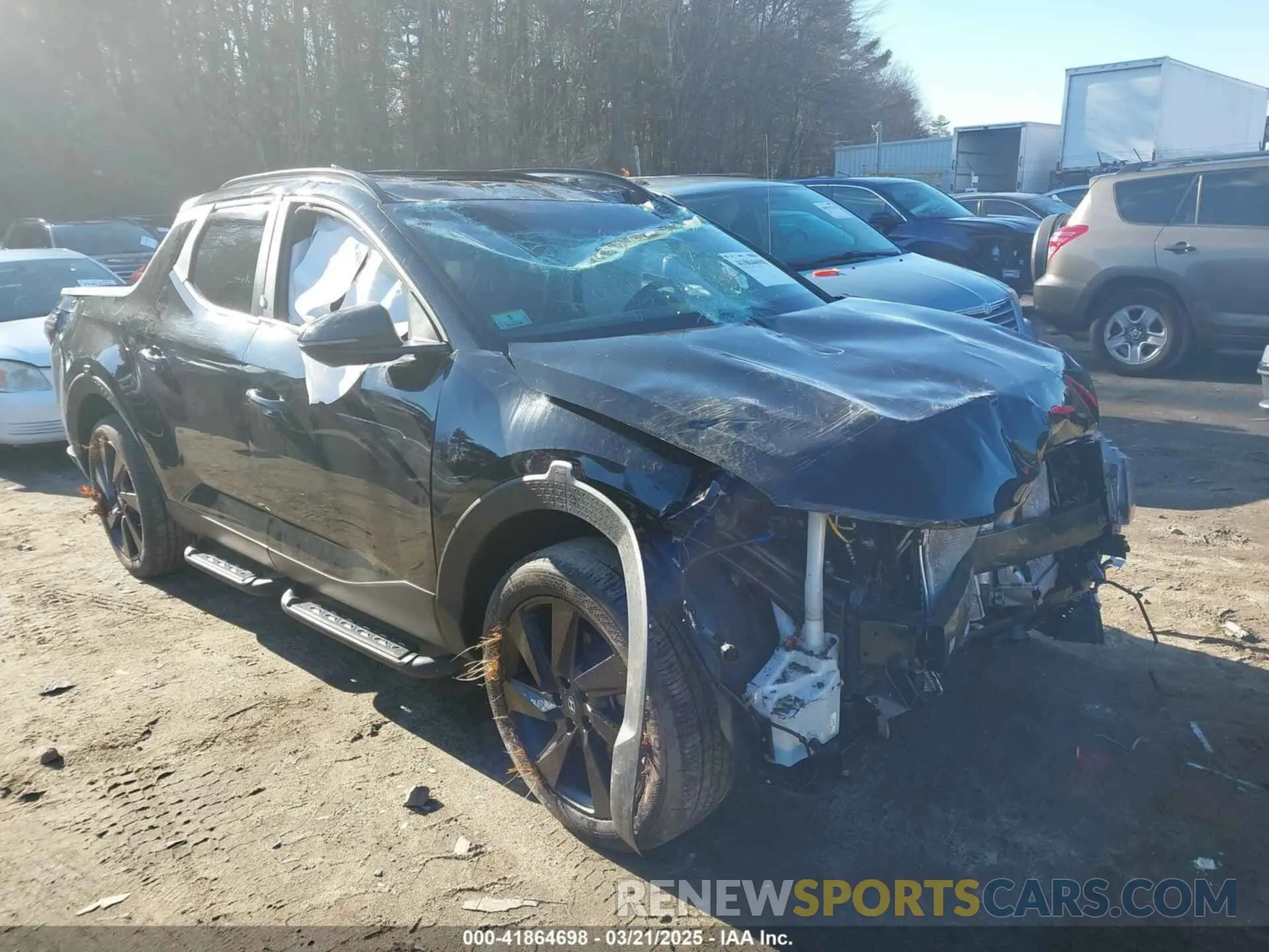 1 Photograph of a damaged car 5NTJCDAF4RH097646 HYUNDAI SANTA CRUZ 2024