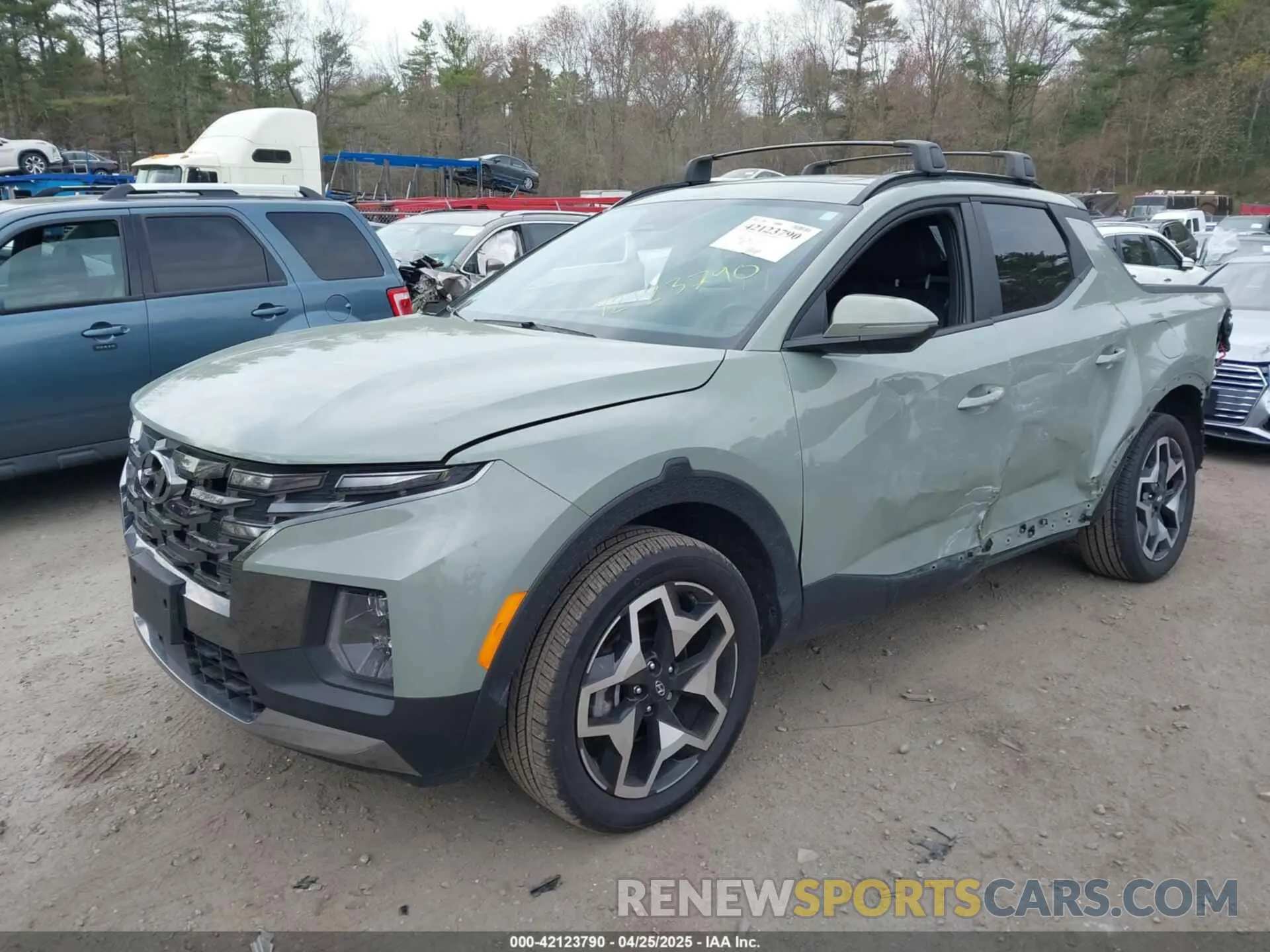 2 Photograph of a damaged car 5NTJEDAF3RH086146 HYUNDAI SANTA CRUZ 2024