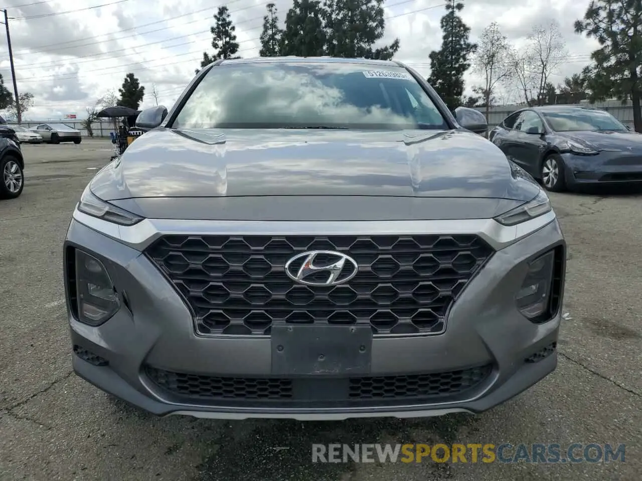 5 Photograph of a damaged car 5NMS23AD0KH074852 HYUNDAI SANTA FE 2019