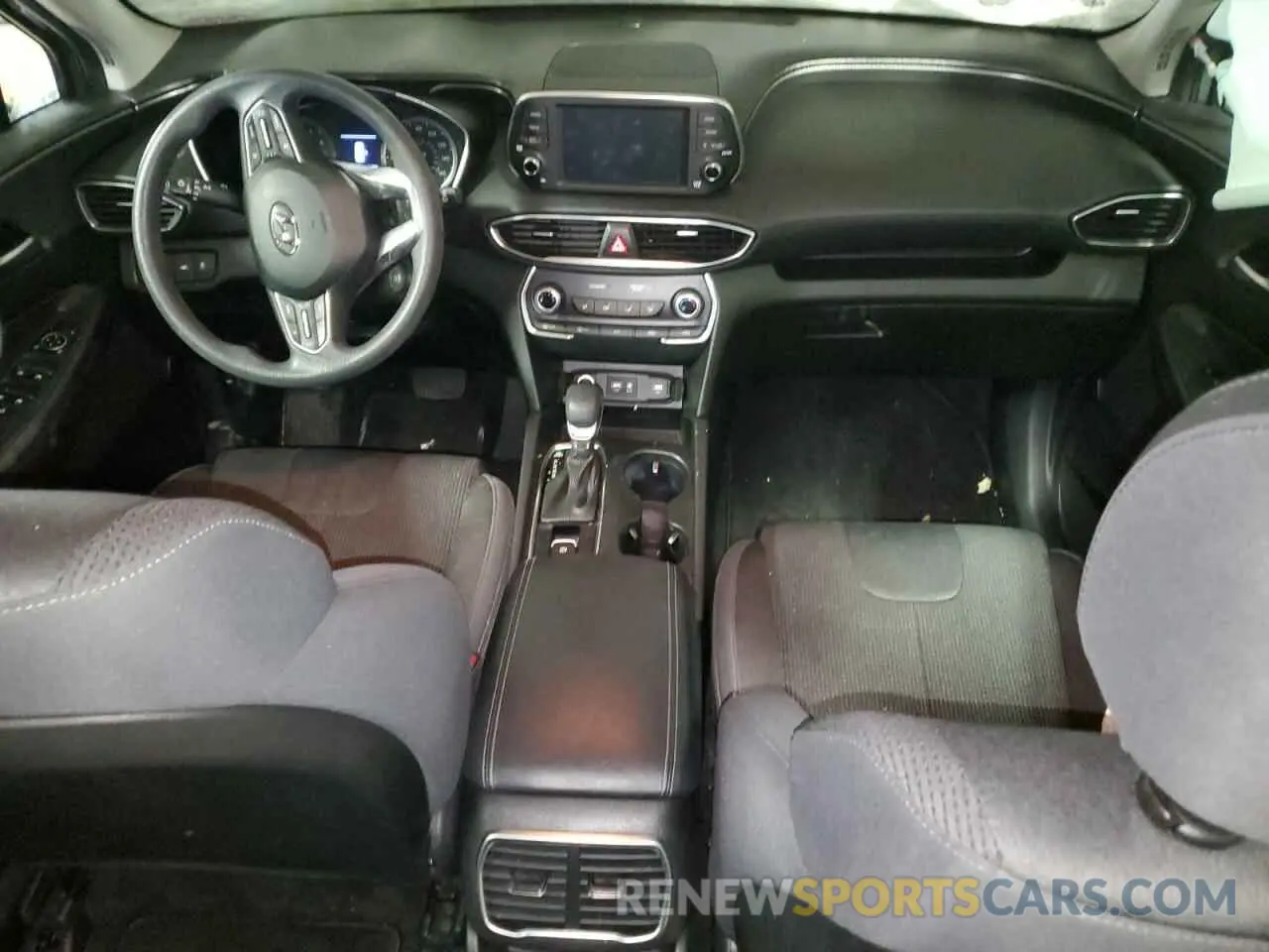 8 Photograph of a damaged car 5NMS23AD0KH079064 HYUNDAI SANTA FE 2019