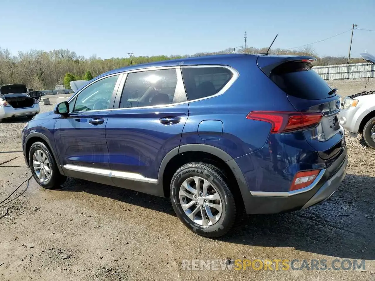 2 Photograph of a damaged car 5NMS23AD0KH106926 HYUNDAI SANTA FE 2019